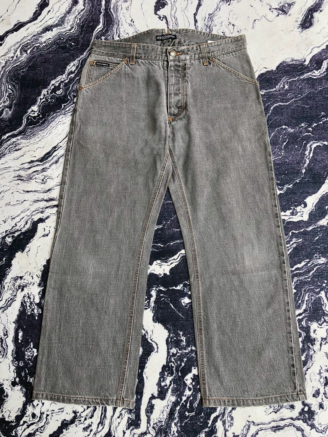 Dolce & Gabbana Vintage Gray Denim Jeans – Made in Italy
