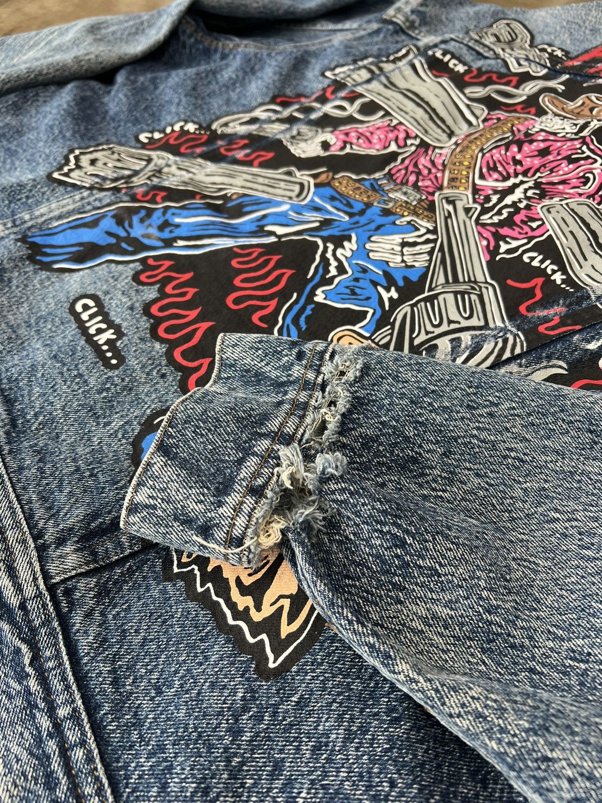 Warren Lotas Warren Lotas Pistolero Denim Jacket Size 3 (XXL+) Size US XXL / EU 58 / 5 - 3 Thumbnail