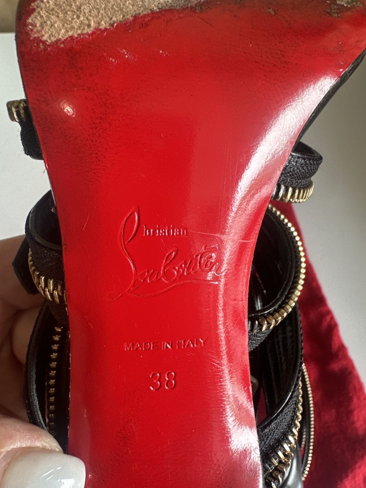 Christian Louboutin Christian Louboutin Unzip Heels Size US 8 / IT 38 - 9 Thumbnail