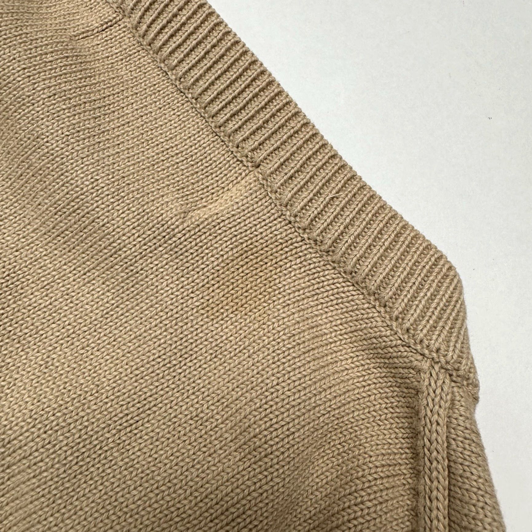 Eddie Bauer VINTAGE Eddie Bauer Sweater Men XL V-Neck Cable-Knit Pullover Brown Tan Beige Australia Heavy Knit Size US XL / EU 56 / 4 - 7 Thumbnail