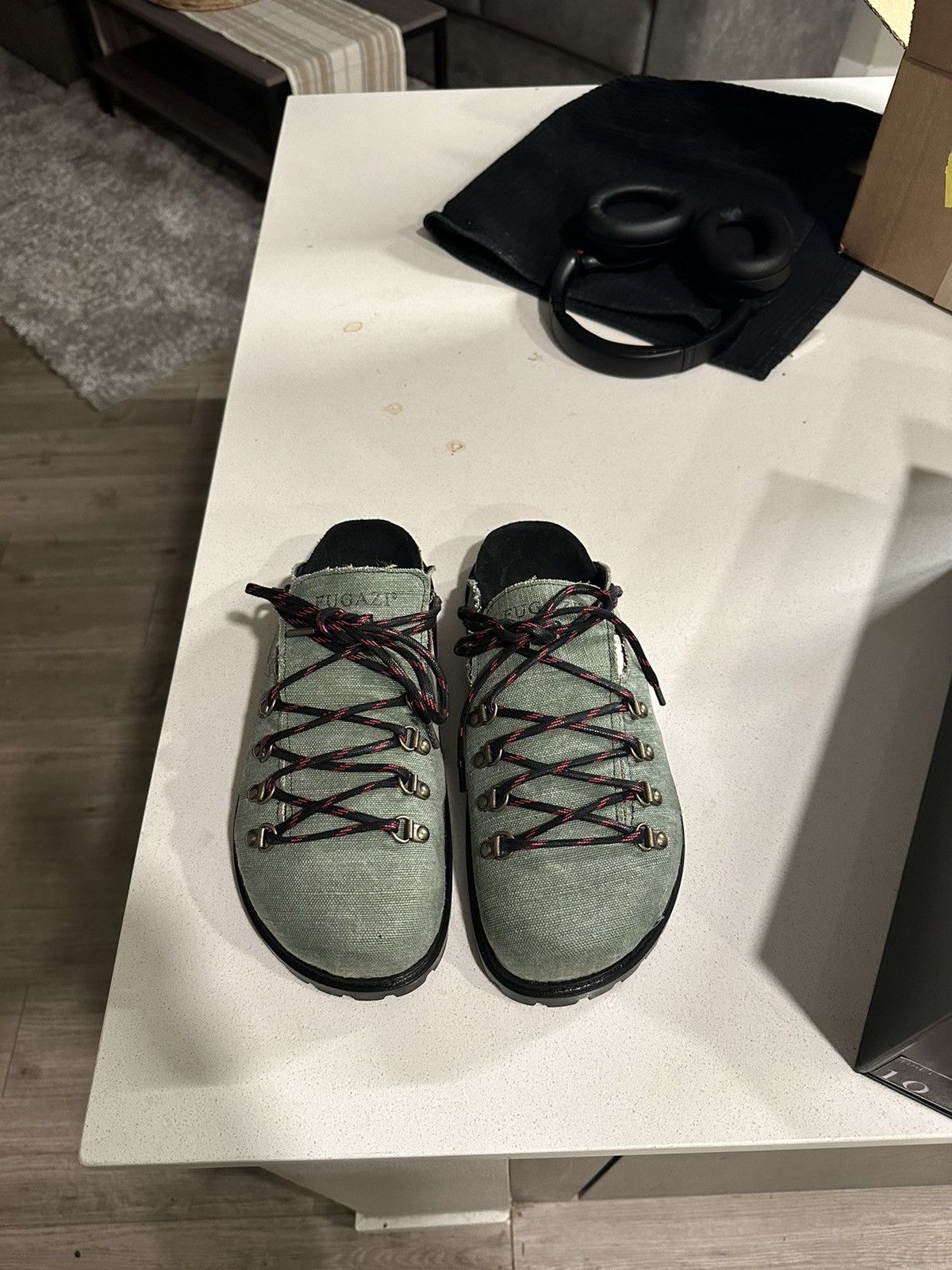 Fugazi Fugazi Olive Canvas Tibet Mule Size US 10 / EU 43 - 3 Thumbnail