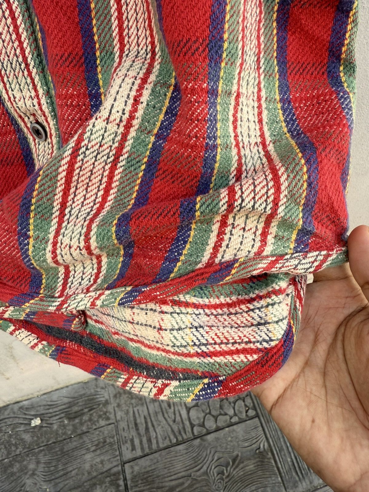 Nigel Cabourn RARE🔥Vintage Nigel Cabourn Reversible Flannel Checked Plaid Size US S / EU 44-46 / 1 - 24 Thumbnail