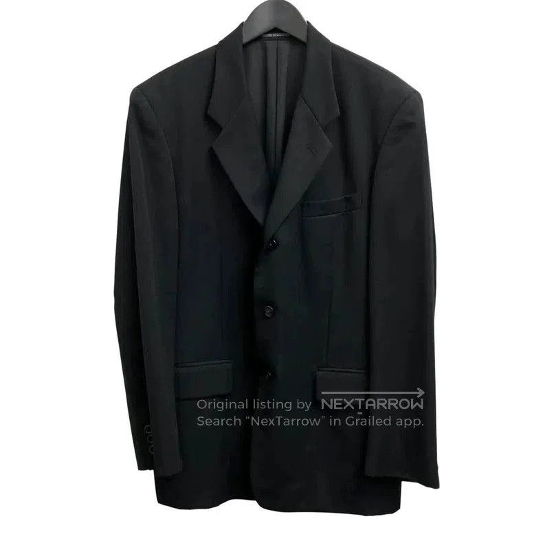 Yohji Yamamoto Yohji Yamamoto Slim Fit Suit Jacket. Size US XXS / EU 40 - 1 Thumbnail