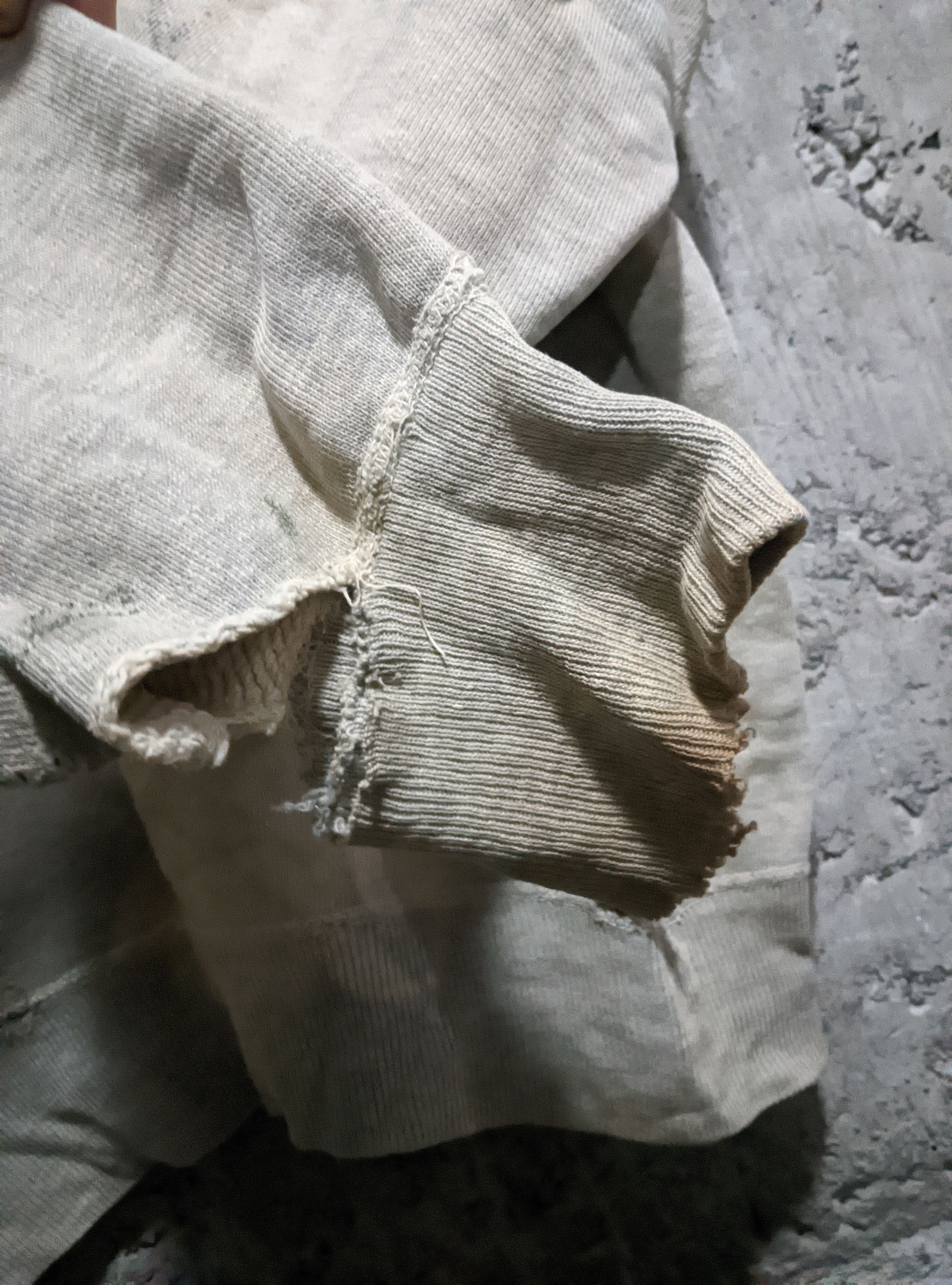 Vintage Vintage 40s destroyed single v sweatshirt afterhood Size US L / EU 52-54 / 3 - 19 Thumbnail