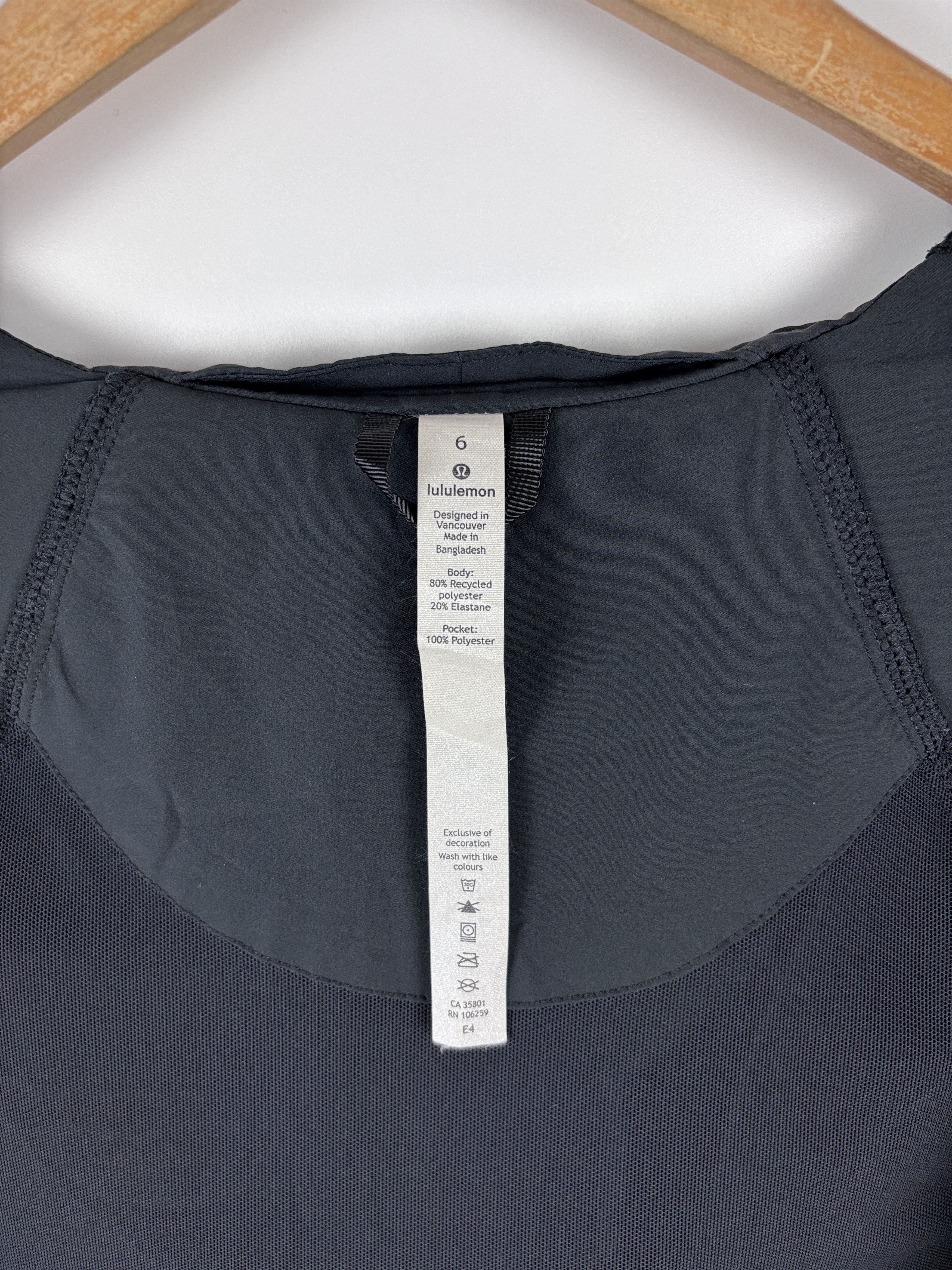 Lululemon Womens Lululemon Full Zip Hooded Jacket Black Size 6 Size M / US 6-8 / IT 42-44 - 9 Thumbnail