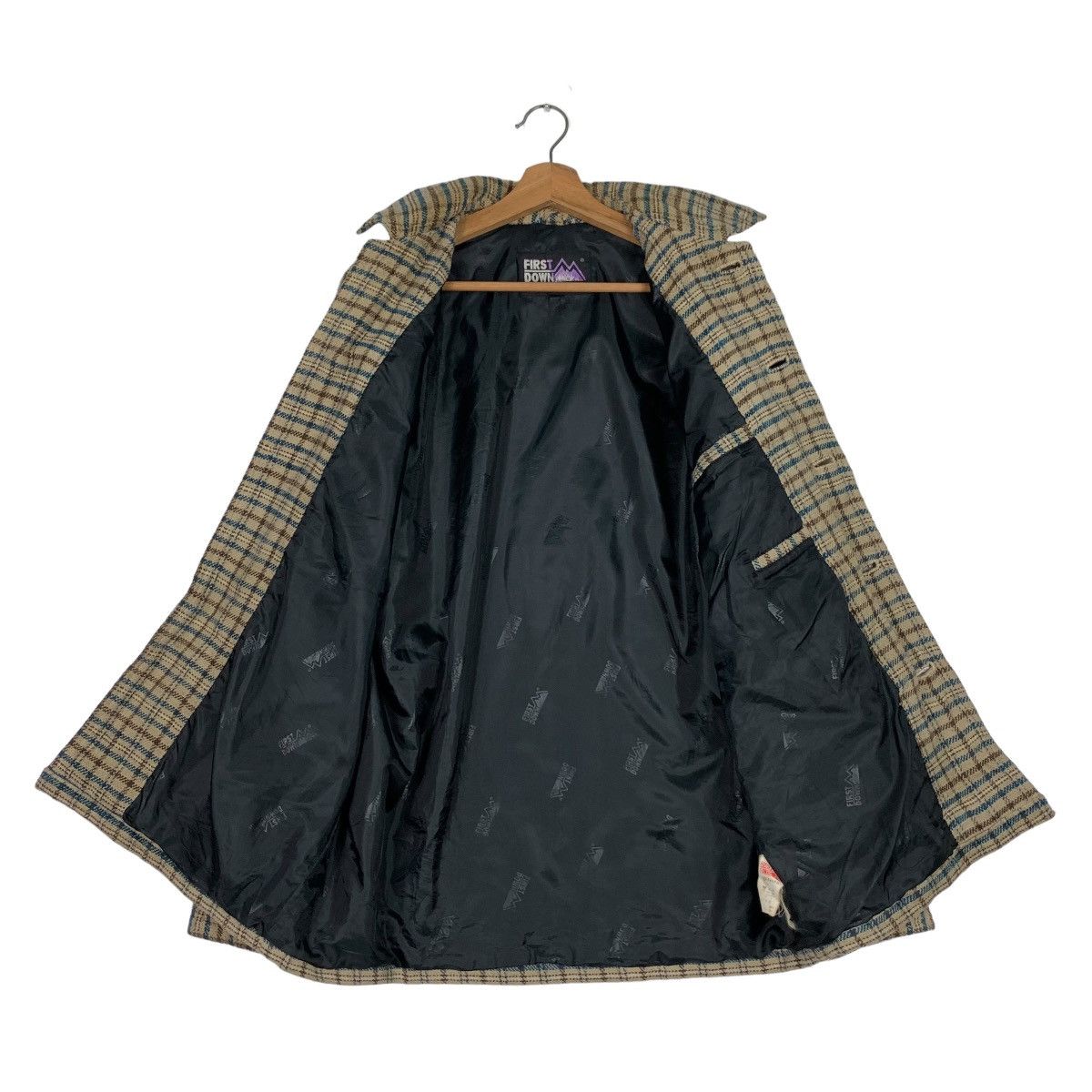 Japanese Brand FIRST DOWN Small Checked Casual Flannel Jacket #0905-C40 Size US M / EU 48-50 / 2 - 9 Thumbnail