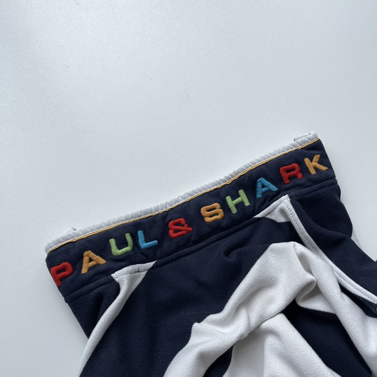 Paul & Shark × Vintage Paul & Shark Yachting Watershed Blue Denim Half Zip Sweater Size US XXL / EU 58 / 5 - 7 Thumbnail