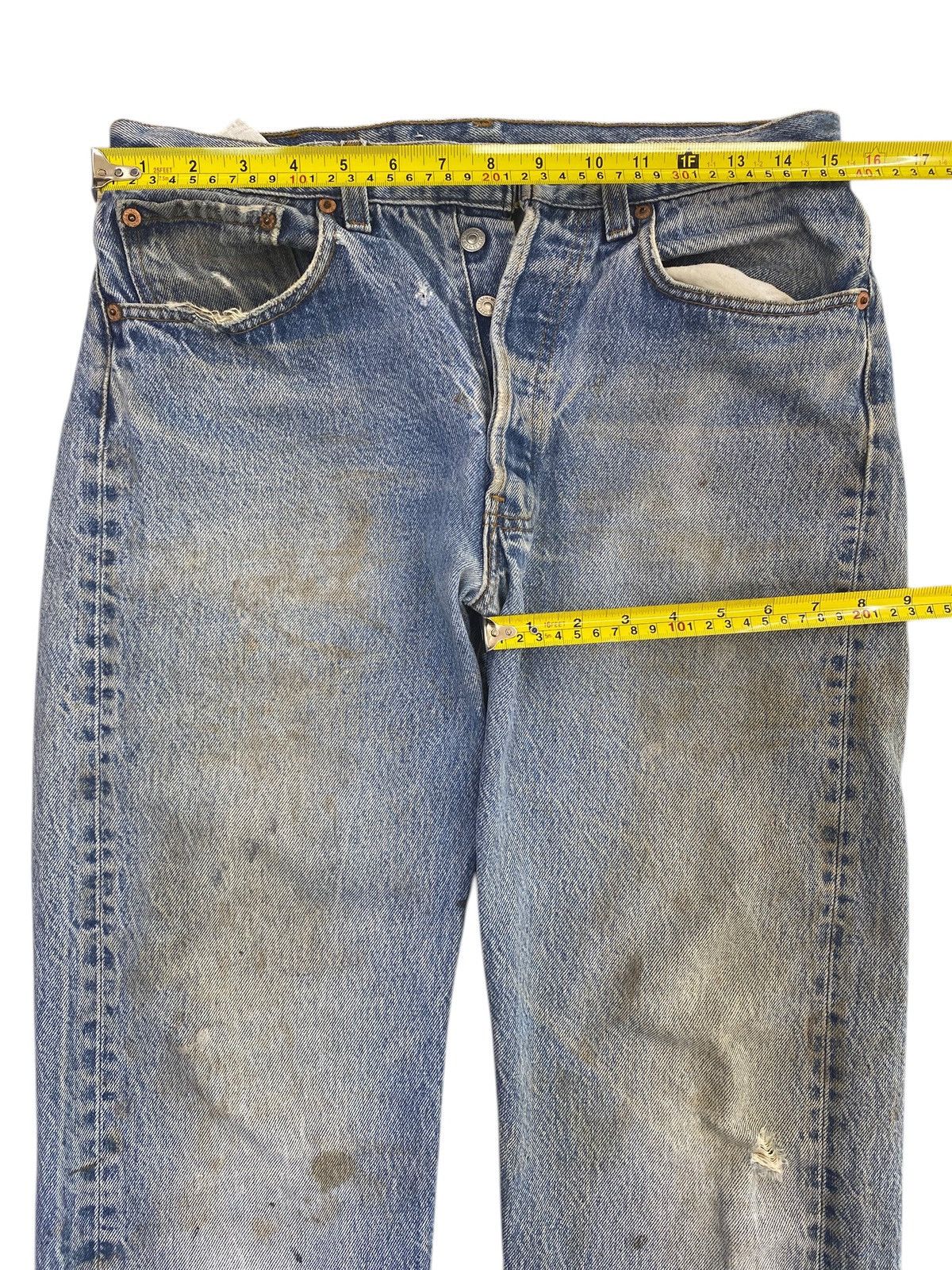 Levi's Vintage Levi’s Acid Blue Wash Style Ripped Jeans Size US 30 / EU 46 - 5 Thumbnail