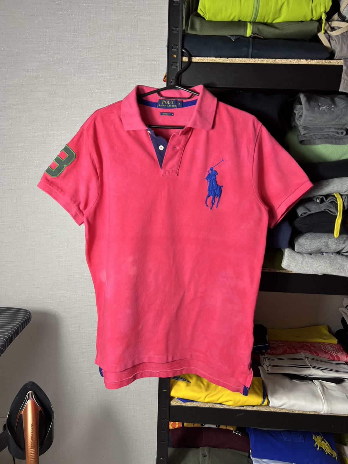 Polo Ralph Lauren Ralph Lauren Pink Polo Shirt M – Distressed / Faded Look Size US M / EU 48-50 / 2 - 1 Thumbnail