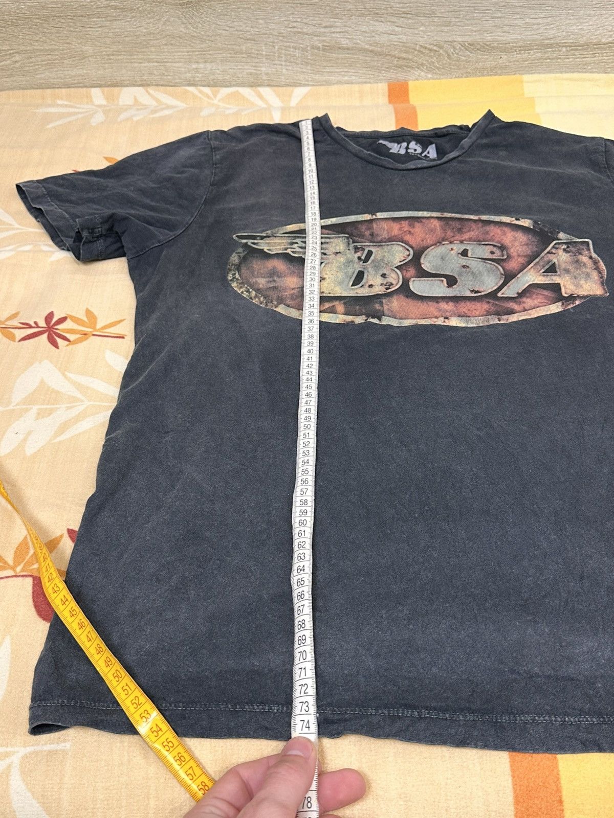 Vintage 🔥 BSA Motorcycles Vintage Retro T Shirt Harley Davidson Bike Size US L / EU 52-54 / 3 - 12 Thumbnail