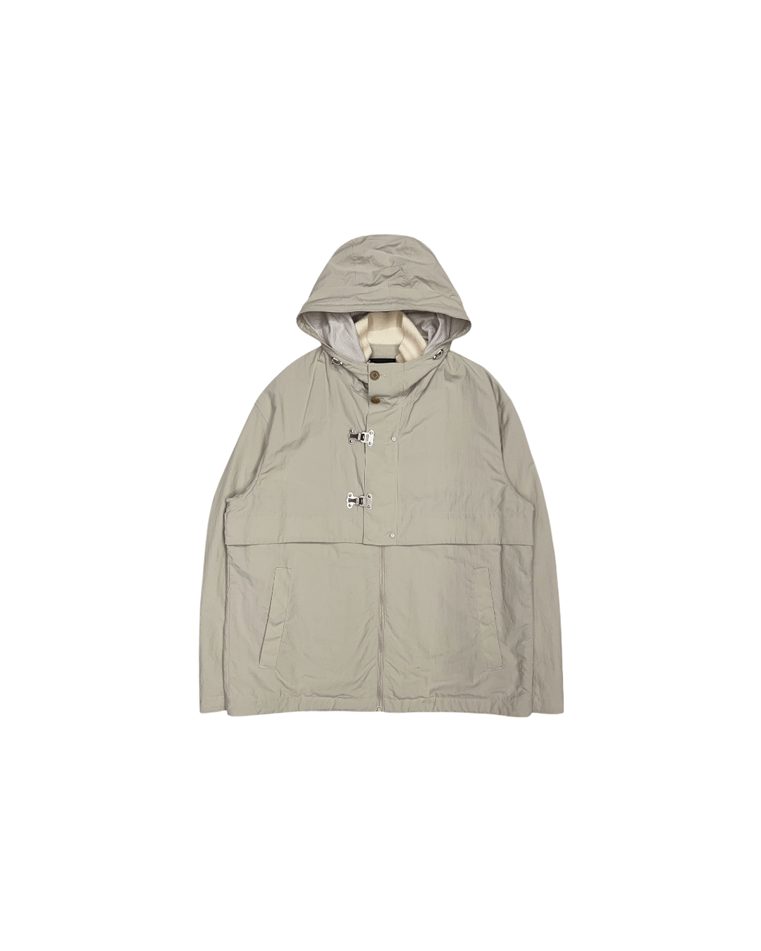 Allegri Allegri SS22 Utility High-Neck Hooded Windbreaker Size US M / EU 48-50 / 2 - 1 Thumbnail