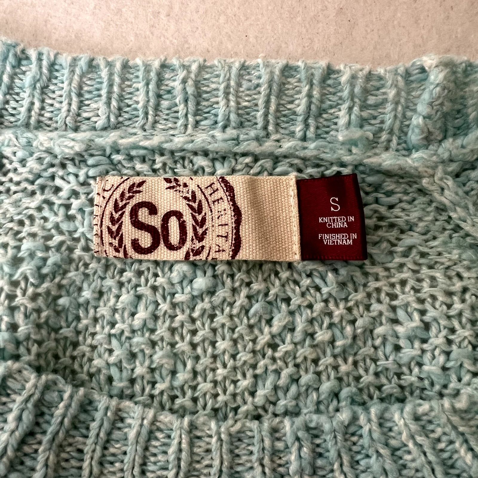 Other SO Blue Knit Crewneck Sweater Size S / US 4 / IT 40 - 6 Thumbnail