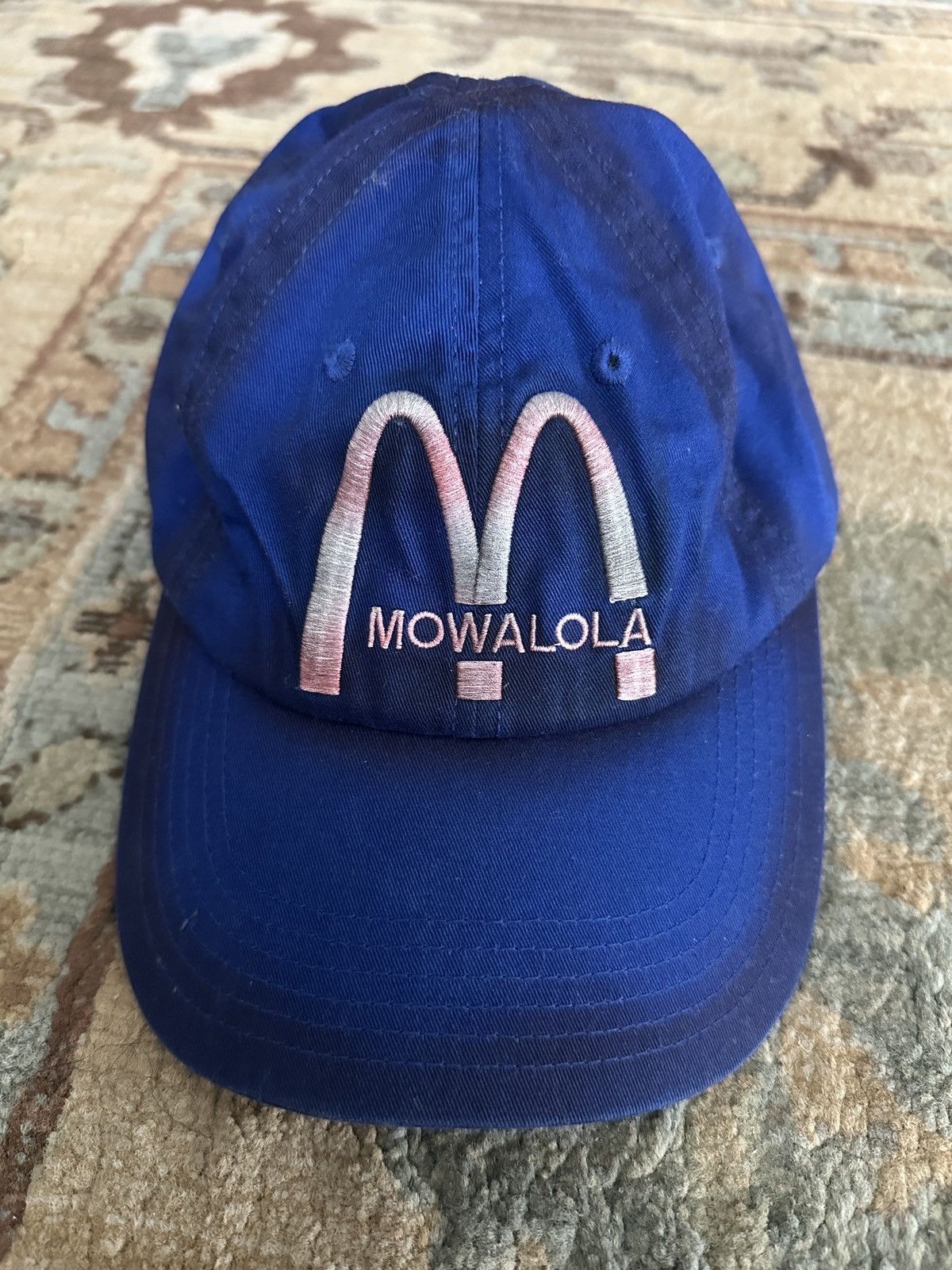 帽子 Mowalola puff puff tracker blue Mowalola Blue Puff Puff Trucker Hat