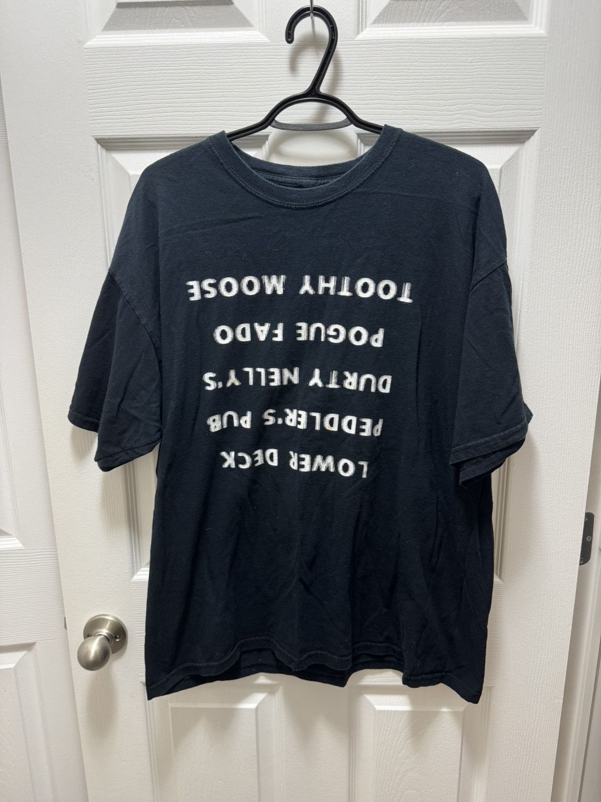 Vintage Vintage 2009 Halifax Pub Crawl Shirt Upside Down Truck Size US XL / EU 56 / 4 - 2 Thumbnail