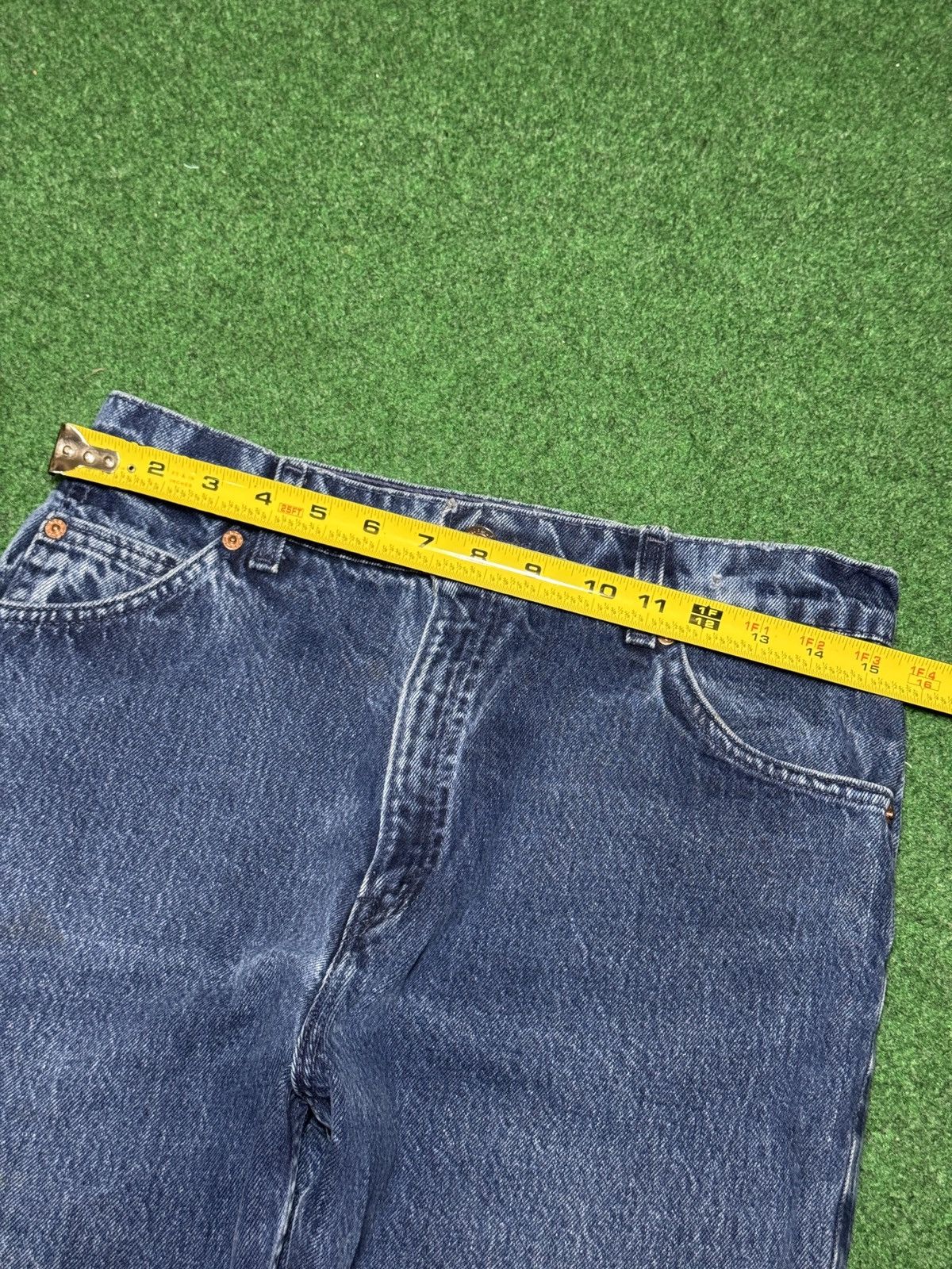 Levi's Vintage Clothing Levis Relaxed Fit Tapered 90s 12 Orange Tab 30x27 Jeans Size 30" / US 8 / IT 44 - 7 Thumbnail