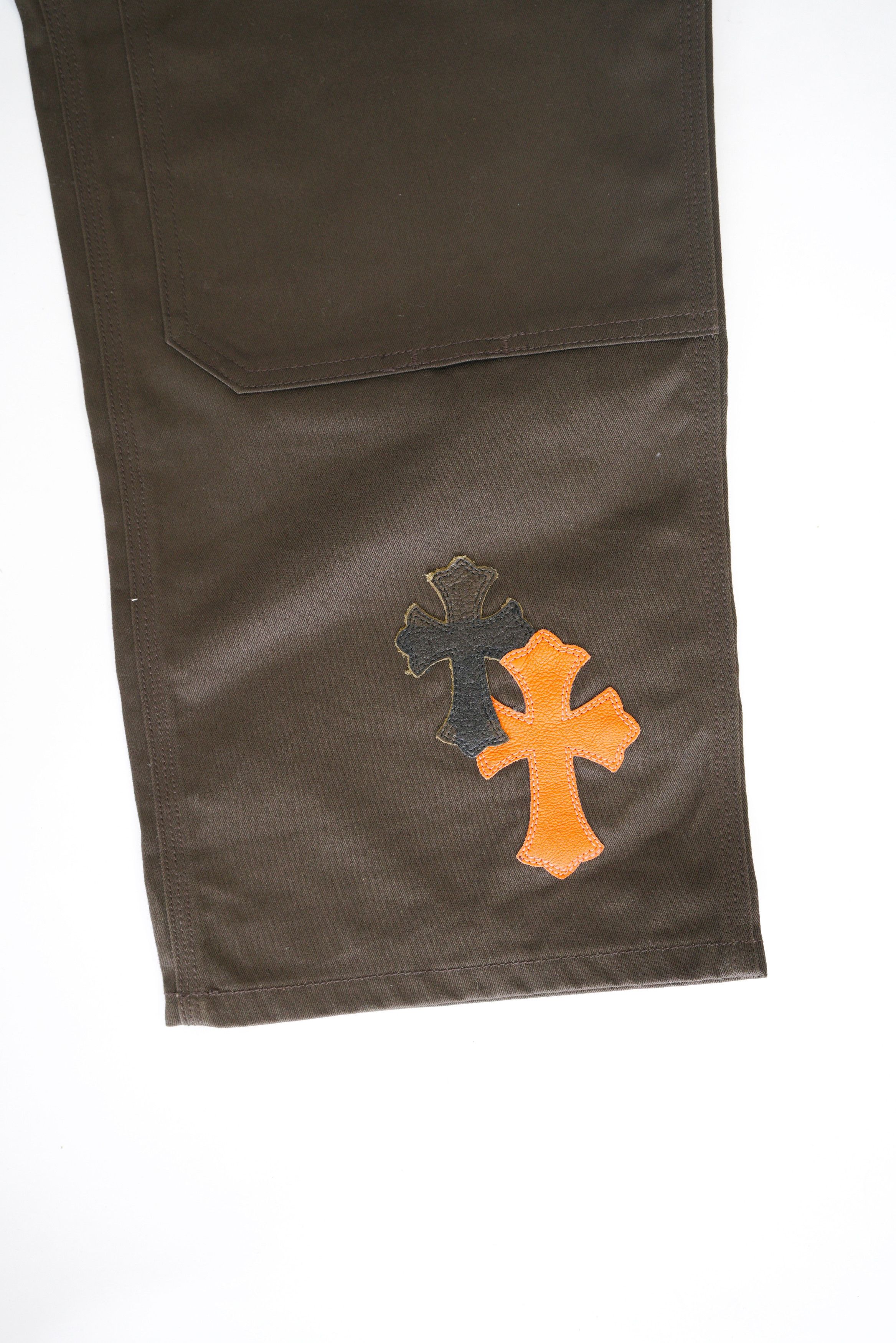 Chrome Hearts Chrome Hearts Cross Patch Double Knee Carpenter Pants - 36 Size US 36 / EU 52 - 6 Thumbnail