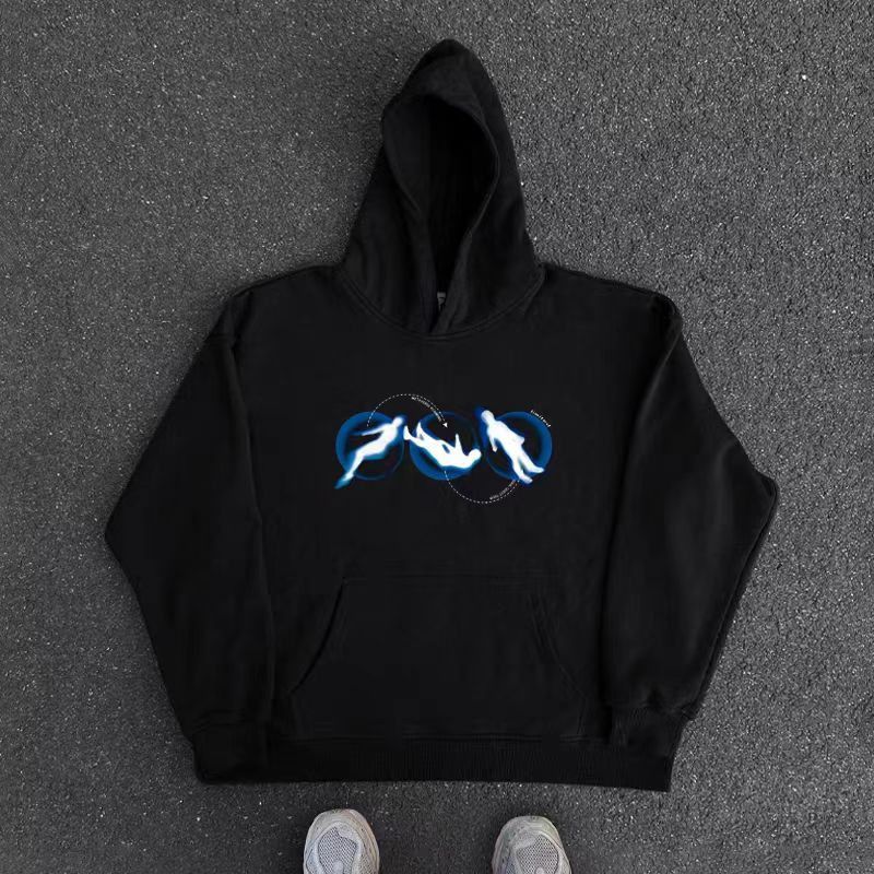 Japanese Brand Vintage Hip Hop Personalized Printed Hooded Sweatshirt Size US L / EU 52-54 / 3 - 1 Thumbnail