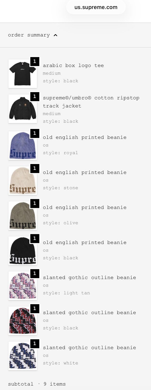 Supreme Supreme Arabic Box Logo Tee Medium Size US M / EU 48-50 / 2 - 5 Thumbnail