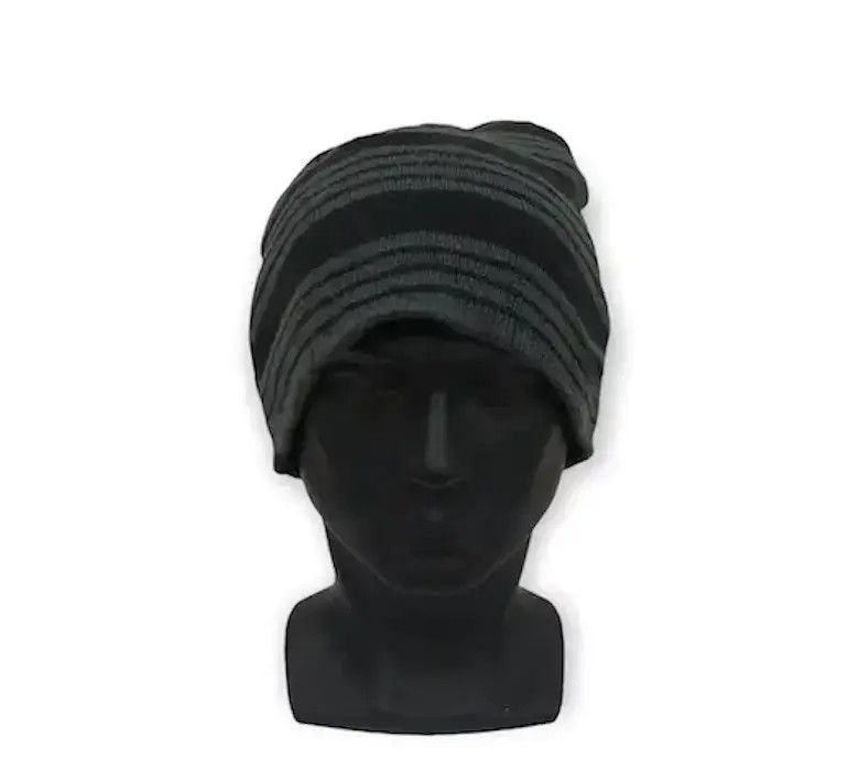 Japanese Brand Japanese Brand Stripe Design Beanie Hat Size ONE SIZE - 2 Thumbnail