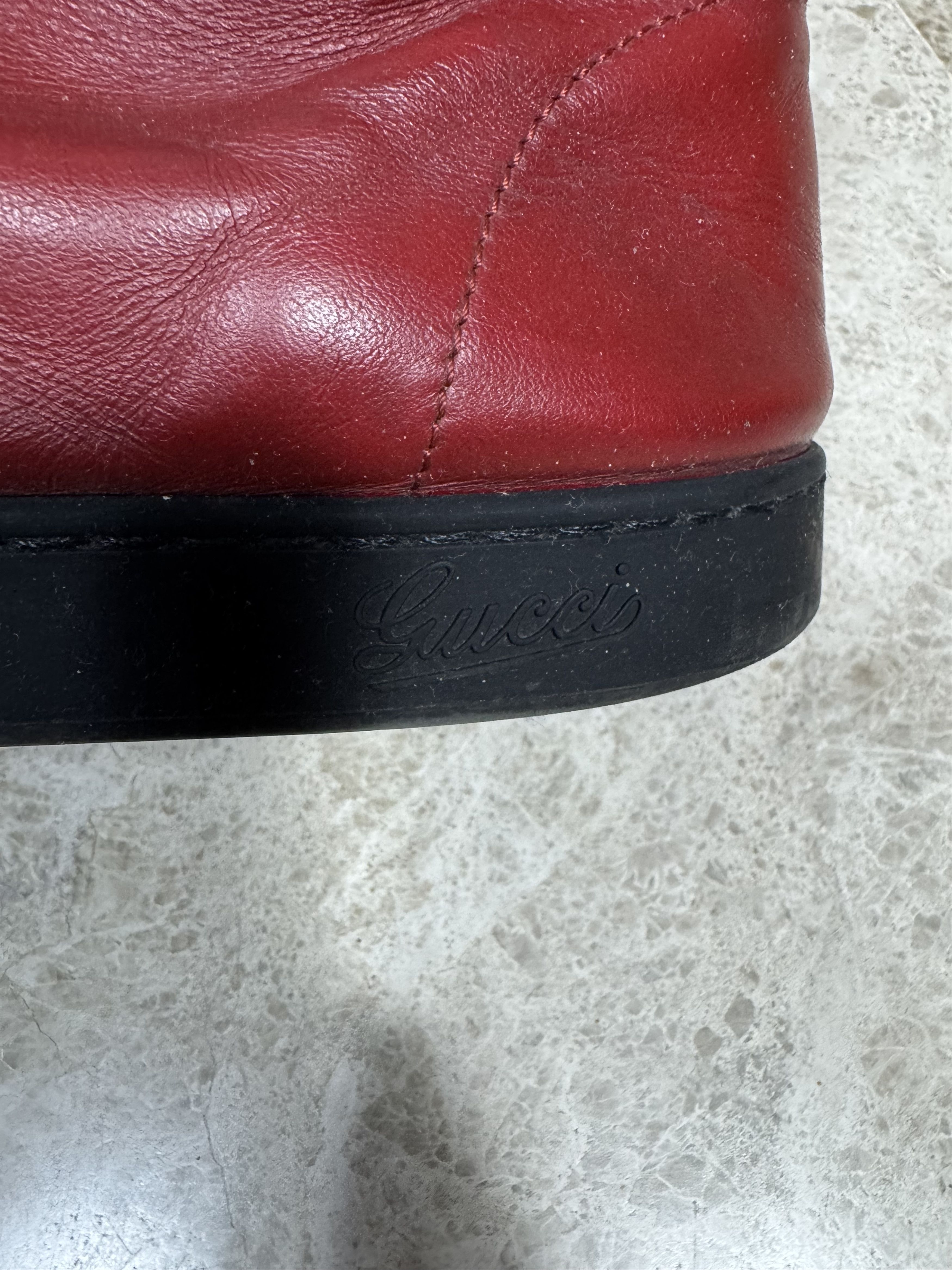 Gucci Gucci Leather Sneakers Size US 12 / EU 45 - 8 Thumbnail