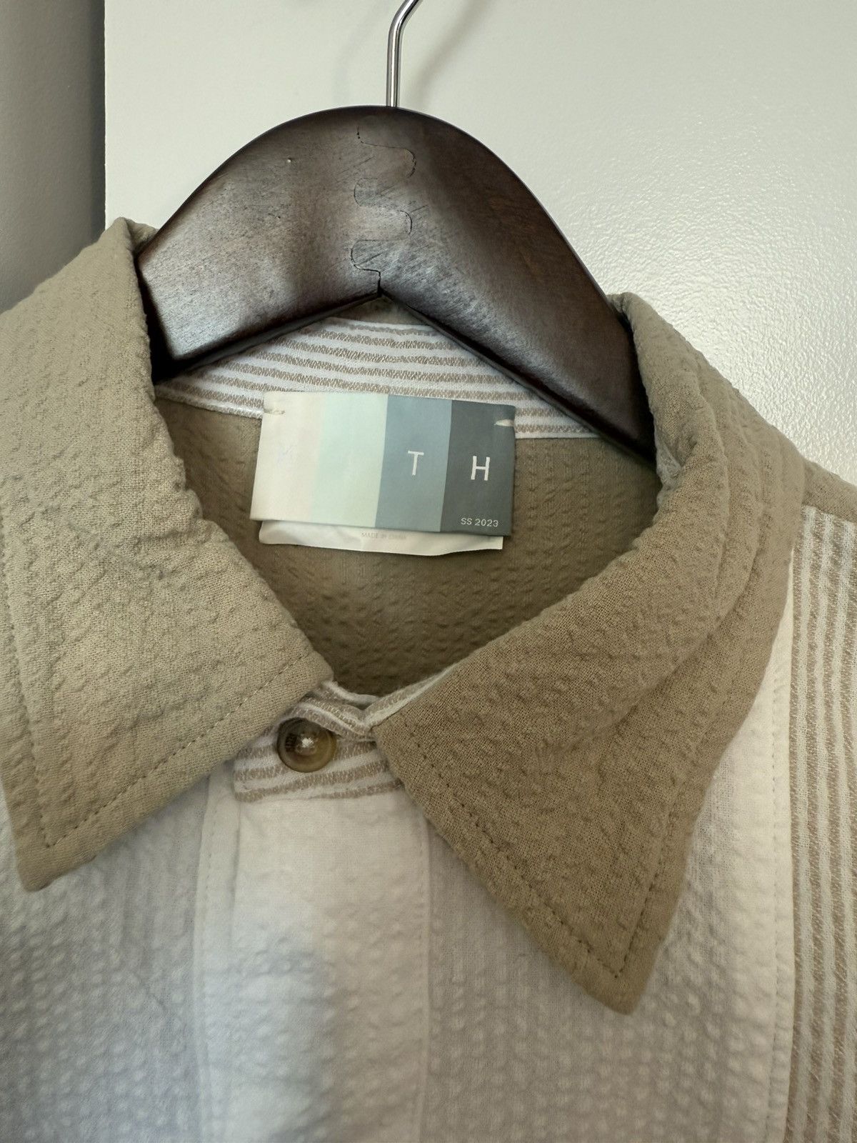 Kith Kith Vista Seersucker Paneled Buttondown Size US L / EU 52-54 / 3 - 3 Thumbnail