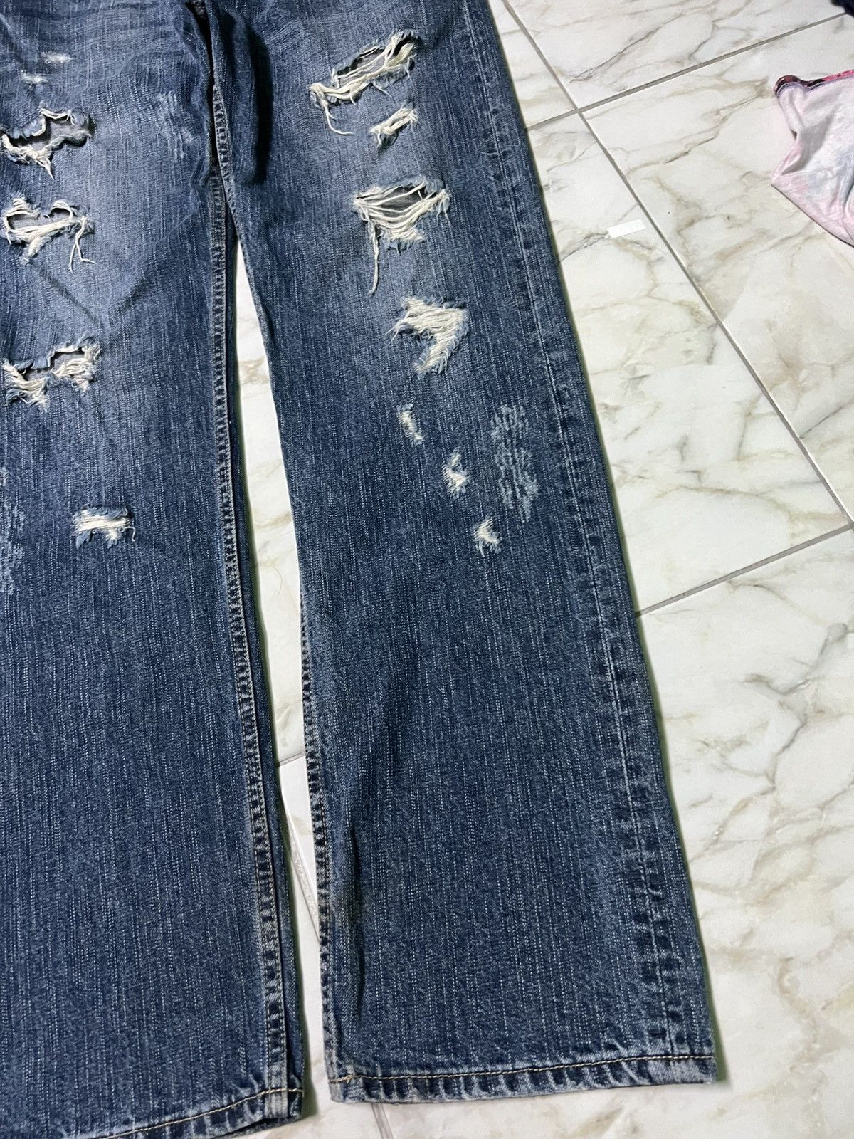 Beauty Beast × If Six Was Nine × Japanese Brand 💥Insane 90’s Style Japanese Sorridere Distress Washed Jean Size US 33 - 4 Thumbnail