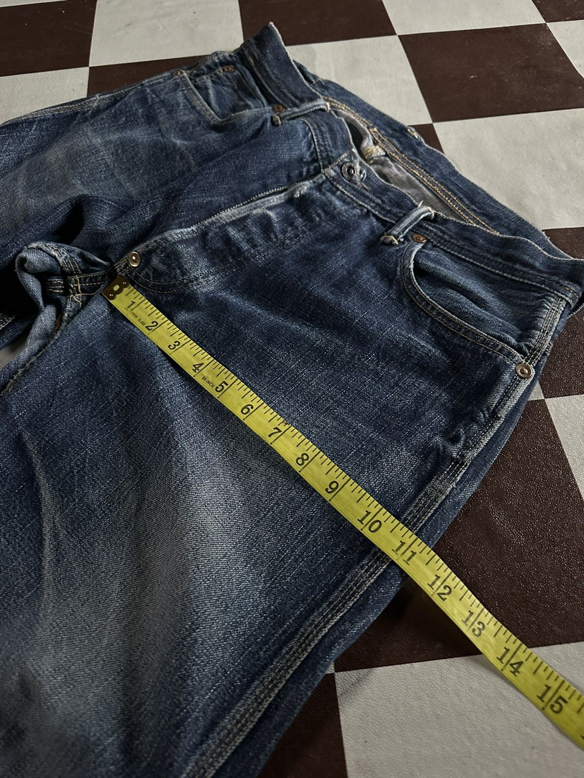 Japanese Brand × Vintage Vintage K&T H O’alls selvedge denim jeans Size US 32 / EU 48 - 12 Thumbnail