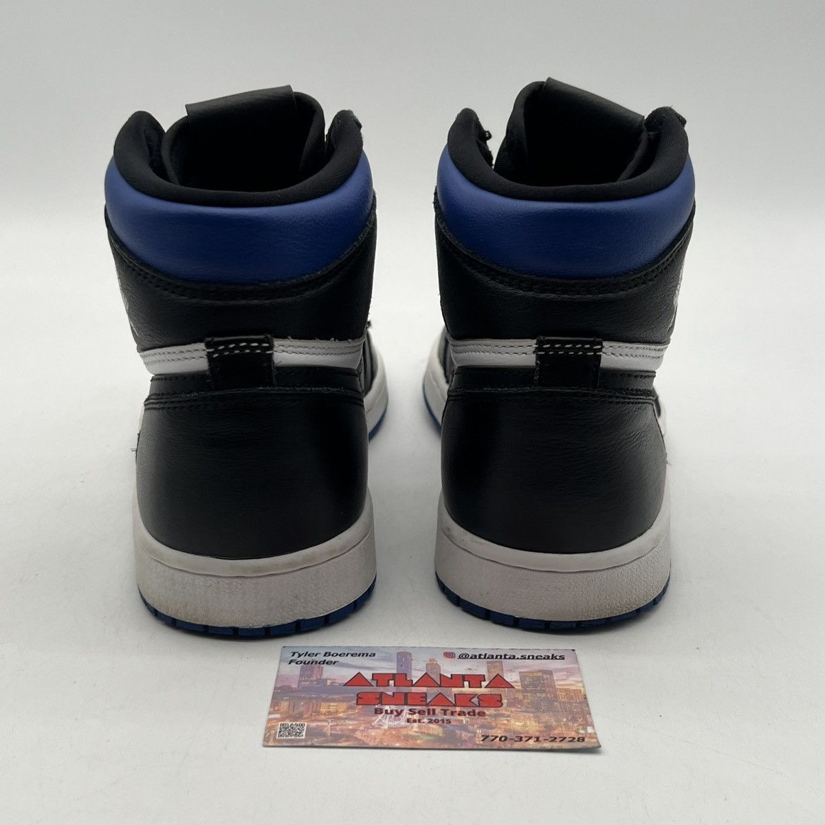 Nike Air Jordan 1 high Royal toe Size US 8 / EU 41 - 3 Thumbnail