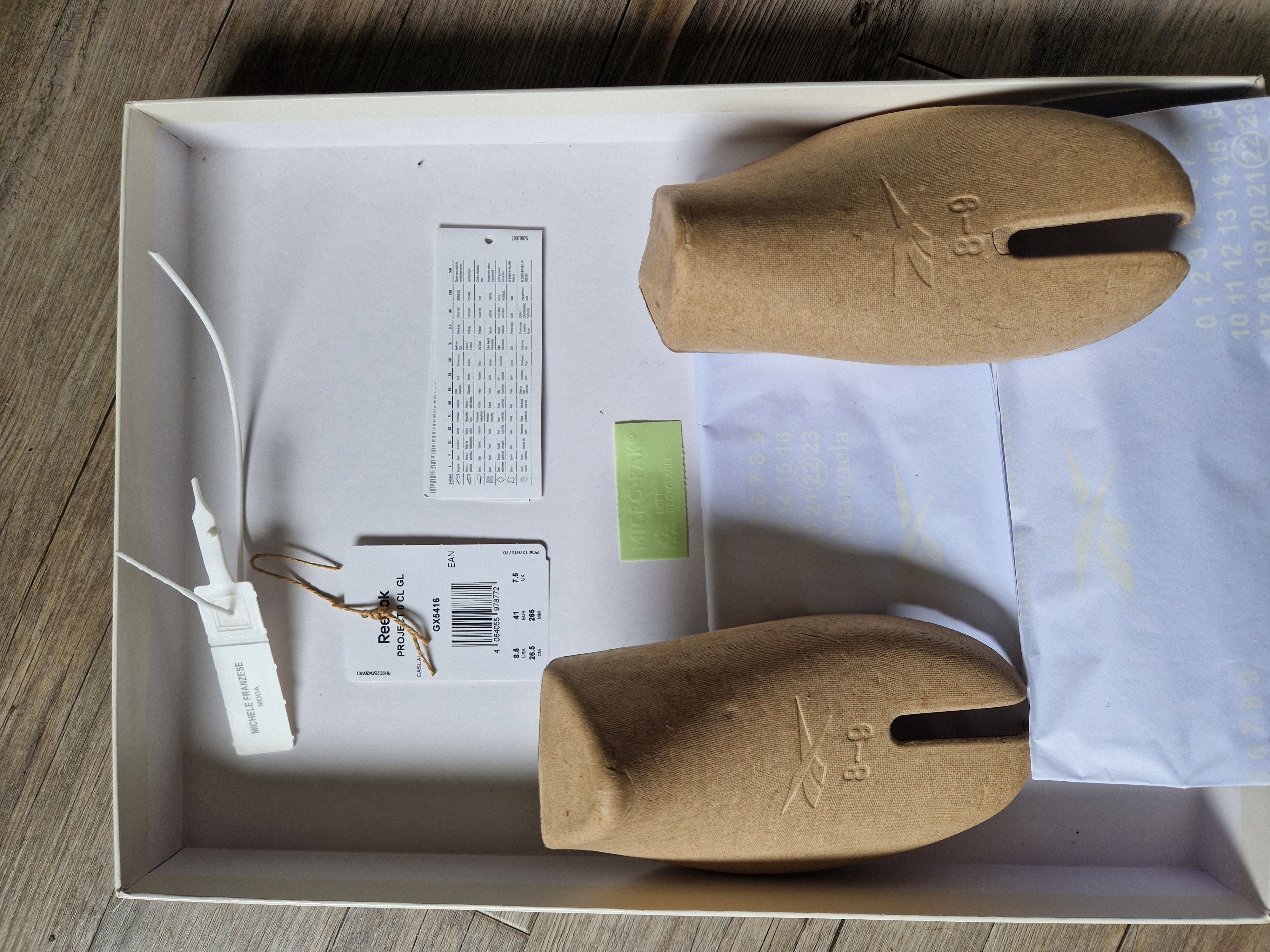 Maison Margiela × Reebok Reebok Classic Leather Tabi High Maison Margiela Bianchetto Size US 10 / IT 40 - 6 Thumbnail