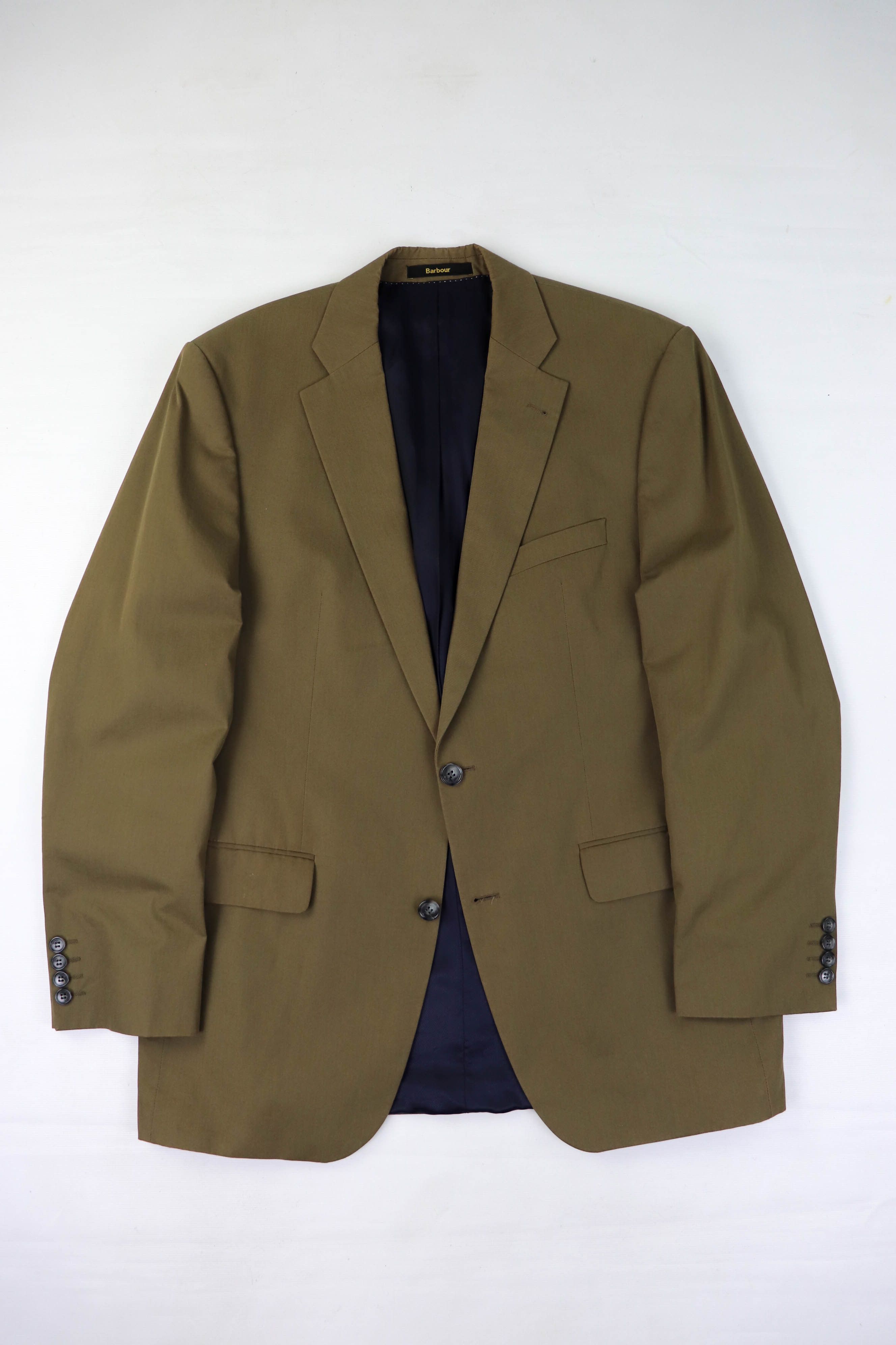 Barbour Barbour Bells Beige/Brown Cotton Blazer Jacket Size 40R - 1 Thumbnail