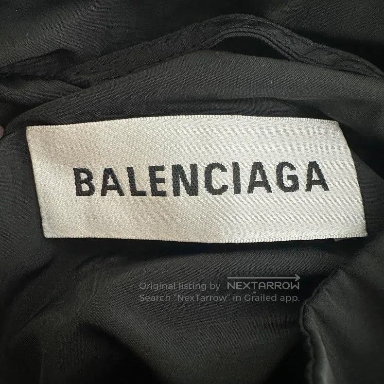 Balenciaga Balenciaga Back Letter Printed Logo Hooded Windbreaker Jac Size XXS / US 00 / IT 34 - 4 Thumbnail