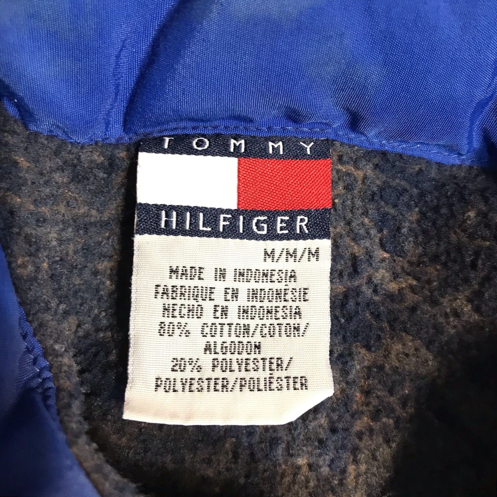 Tommy Hilfiger Tommy Hilfiger Sweatshirt Women M Tie Dye Hooded 1/4 Zip Pullover Long Sleeve Blue Cotton Blend Logo Sports Size M / US 6-8 / IT 42-44 - 6 Thumbnail
