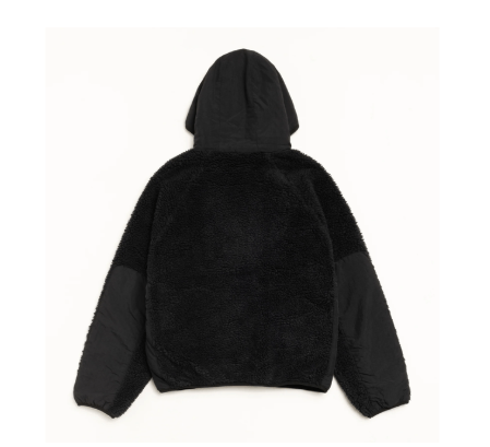 Stussy Stüssy Sherpa Paneled Hooded Jacket Black • M Size US M / EU 48-50 / 2 - 2 Thumbnail