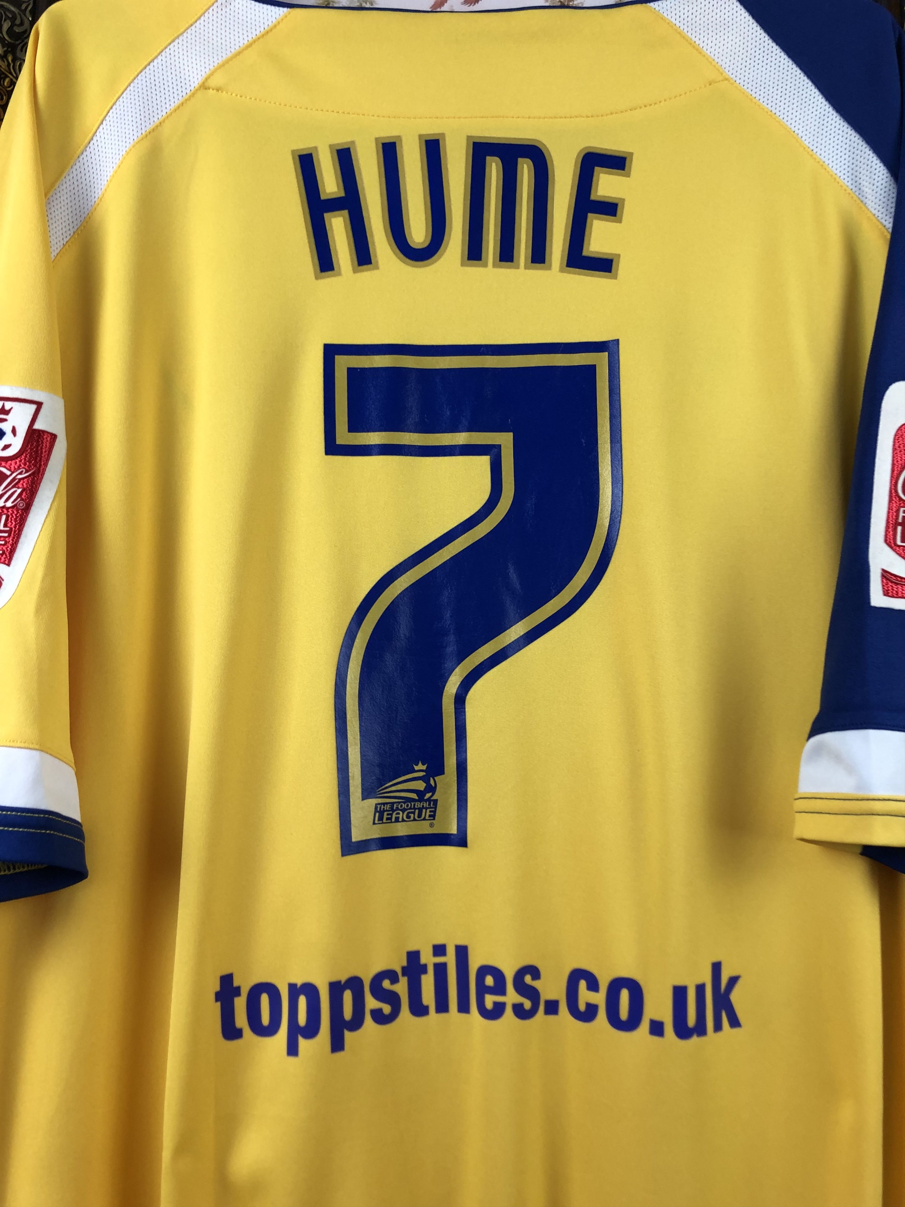 Other Leicester City shirt Soccer Hume Jersey Player Issue 3XL Size US XXL / EU 58 / 5 - 15 Thumbnail