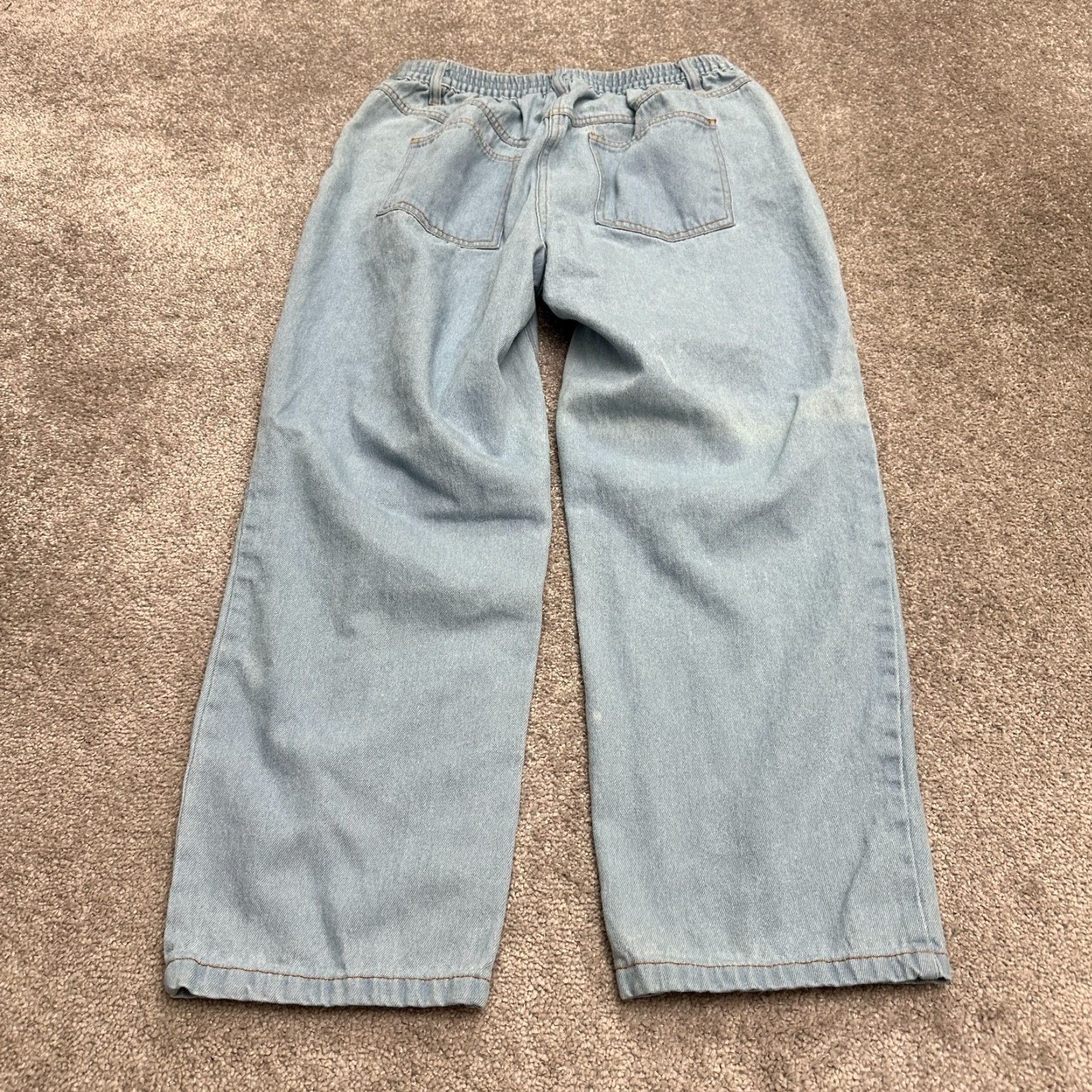 Vintage Woman Within Jeans Womens 16WP Blue Elastic Waist Casual 32x27 Size 40" / US 18 - 2 Thumbnail