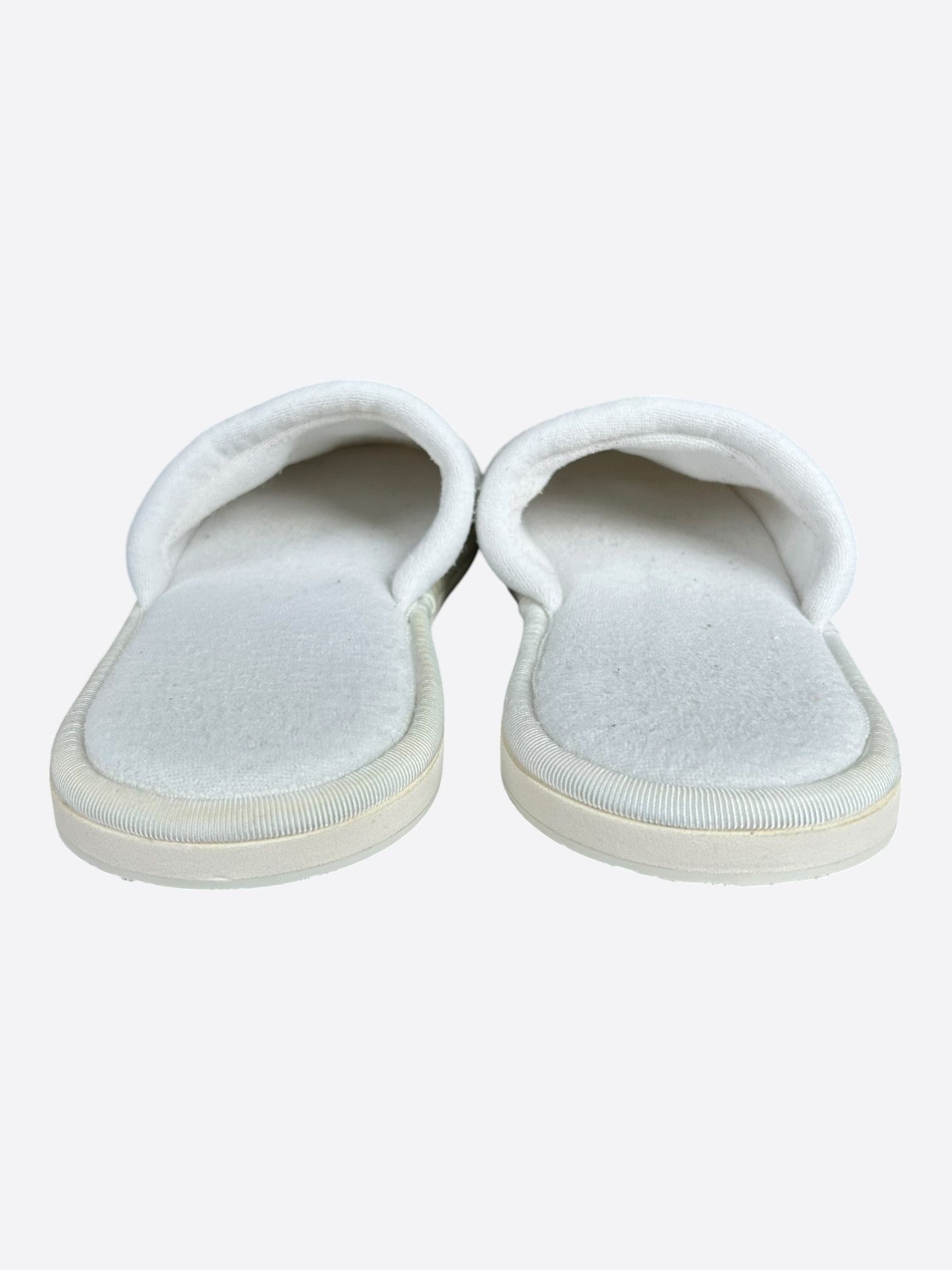 Chrome Hearts Chrome Hearts White & Black Horseshoe Logo Slippers Size US 8 / EU 41 - 5 Thumbnail