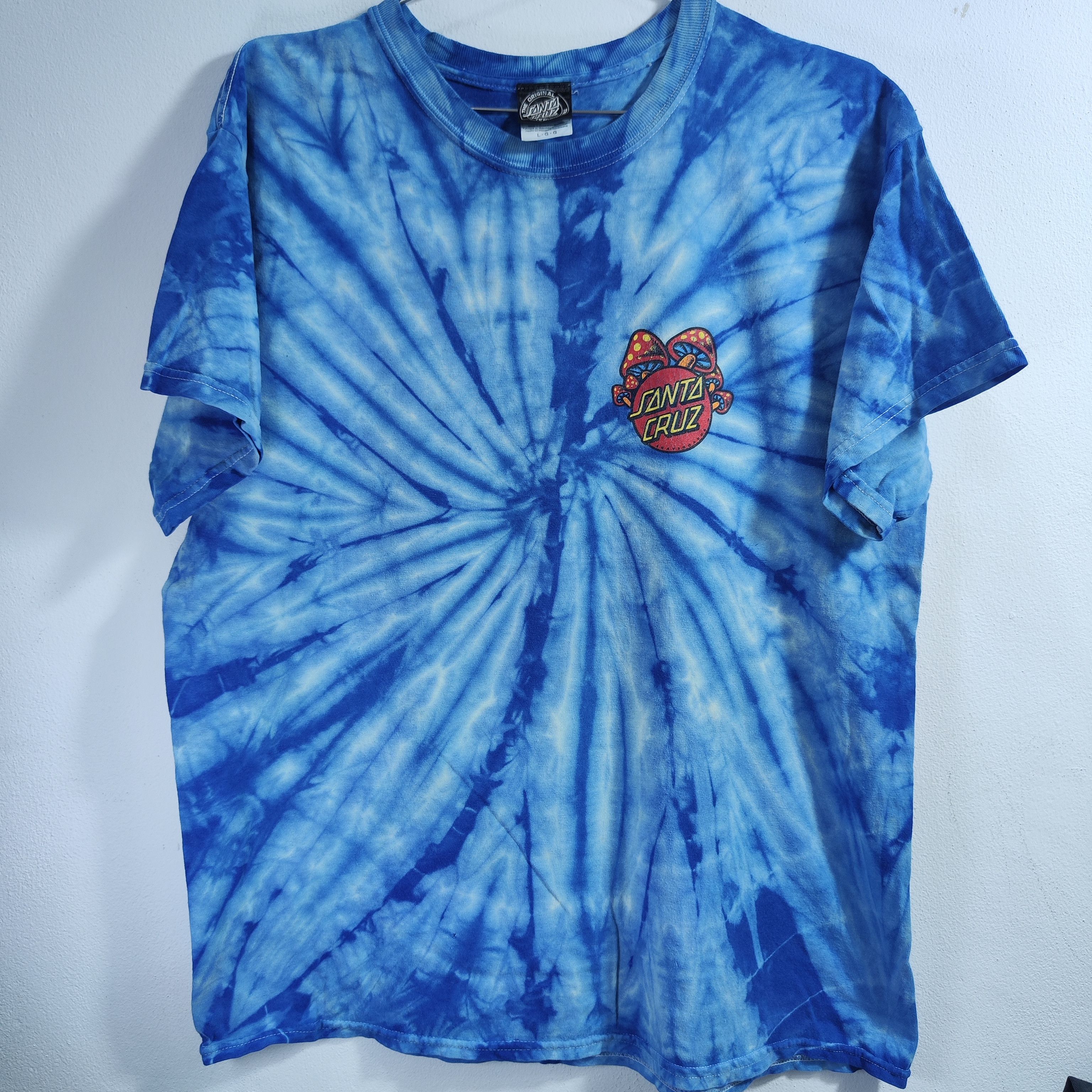 Santa Cruz Skateboards Santa cruz Tie dye Mushroom Tee Large Size US L / EU 52-54 / 3 - 3 Thumbnail