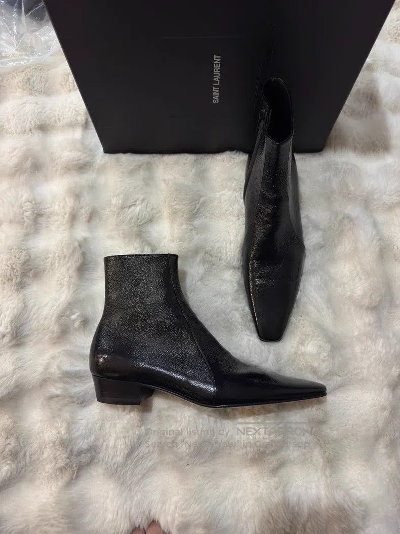 Saint Laurent Paris Saint Laurent Paris Crinkle Boots Men's Boots Size US 8 / EU 41 - 1 Thumbnail