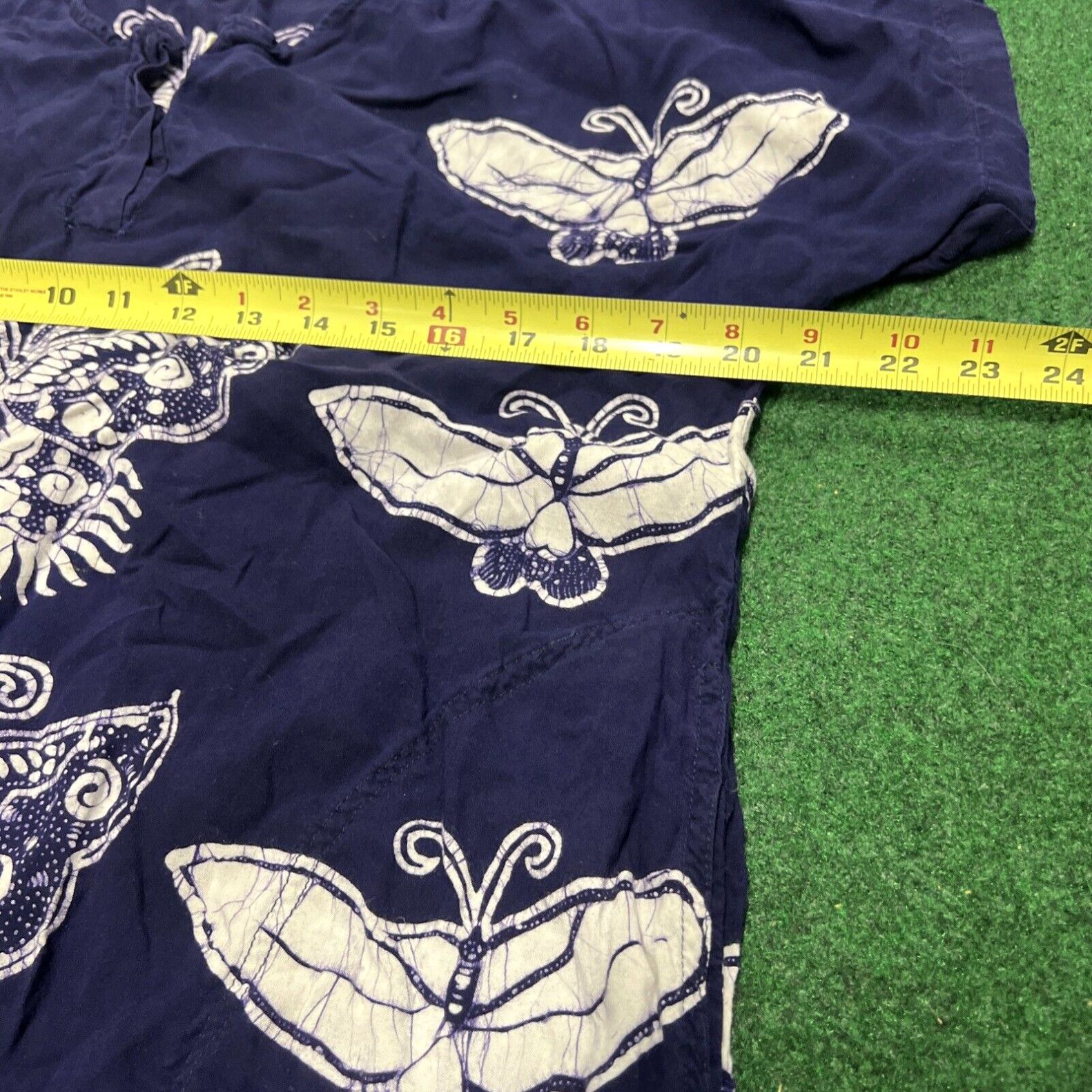 Vintage Fashion Dress Butterfly One Size Hawaiian Midi Beach Vacation Swim Cover Up Size ONE SIZE - 6 Thumbnail