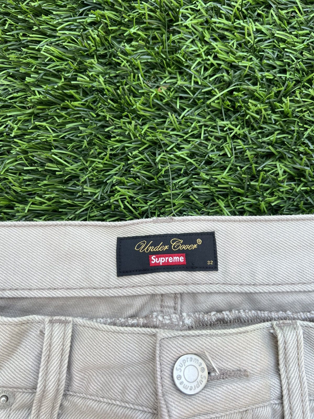 Supreme × Undercover Supreme Undercover flannel layered jeans chino Size US 32 / EU 48 - 9 Thumbnail