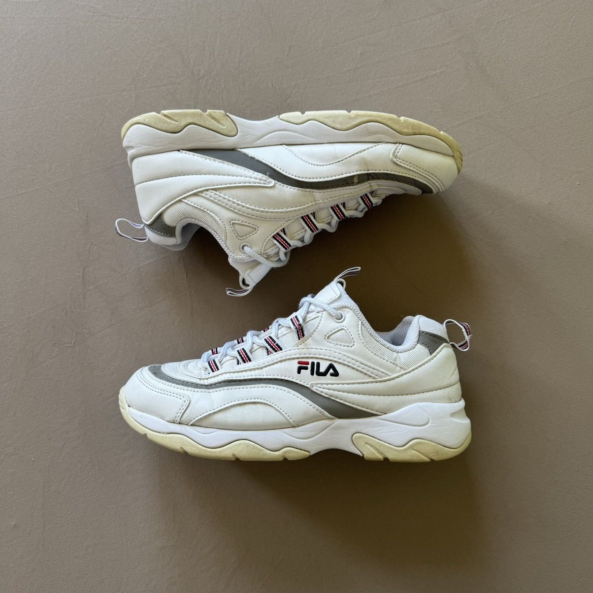 Reflective fila shops shoes