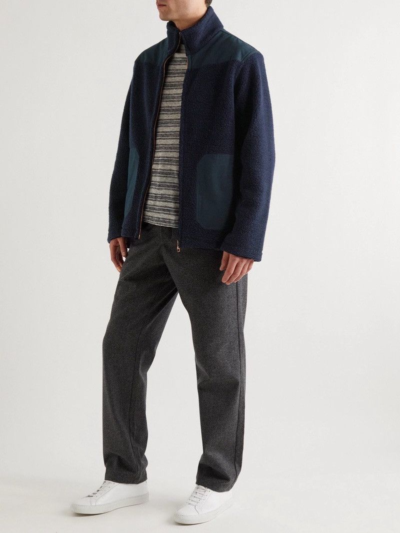 Private White V.C. Private White V.C. Shell-Trimmed Wool fleece Jacket Size US M / EU 48-50 / 2 - 4 Thumbnail