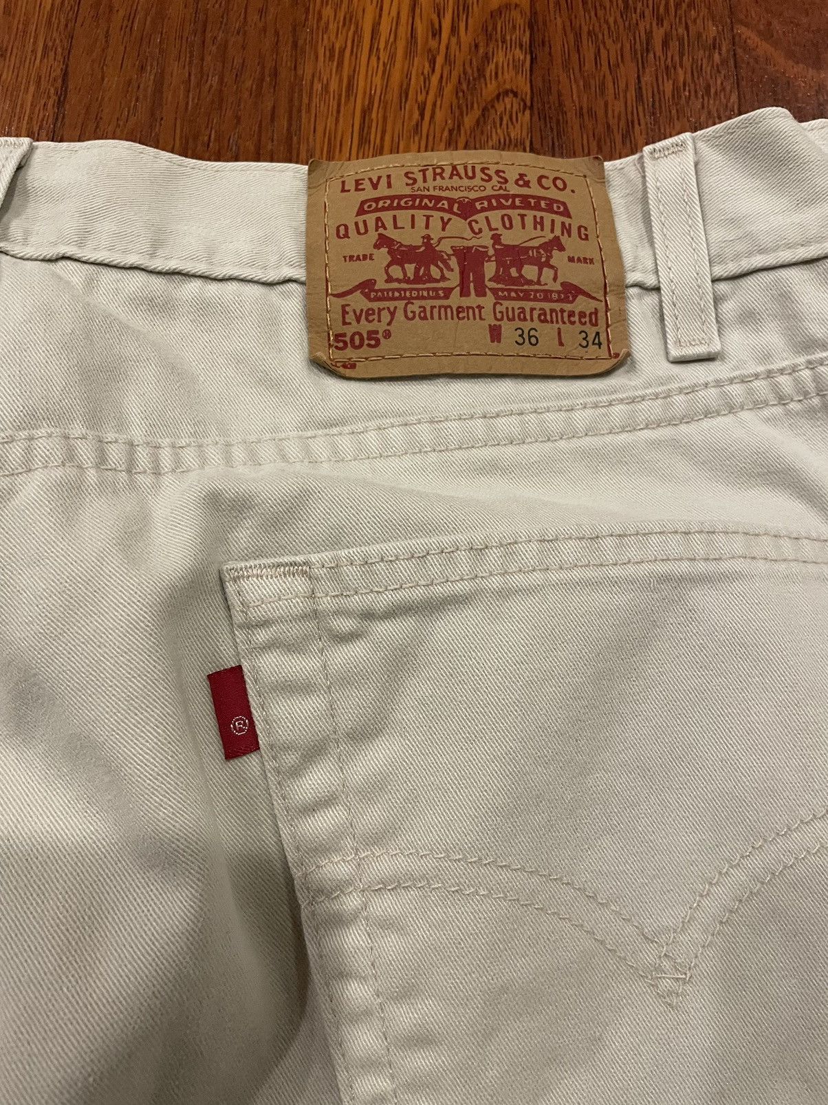 Levi's × Levi's Vintage Clothing × Vintage Vintage Levi’s 505 Size US 33 - 3 Thumbnail