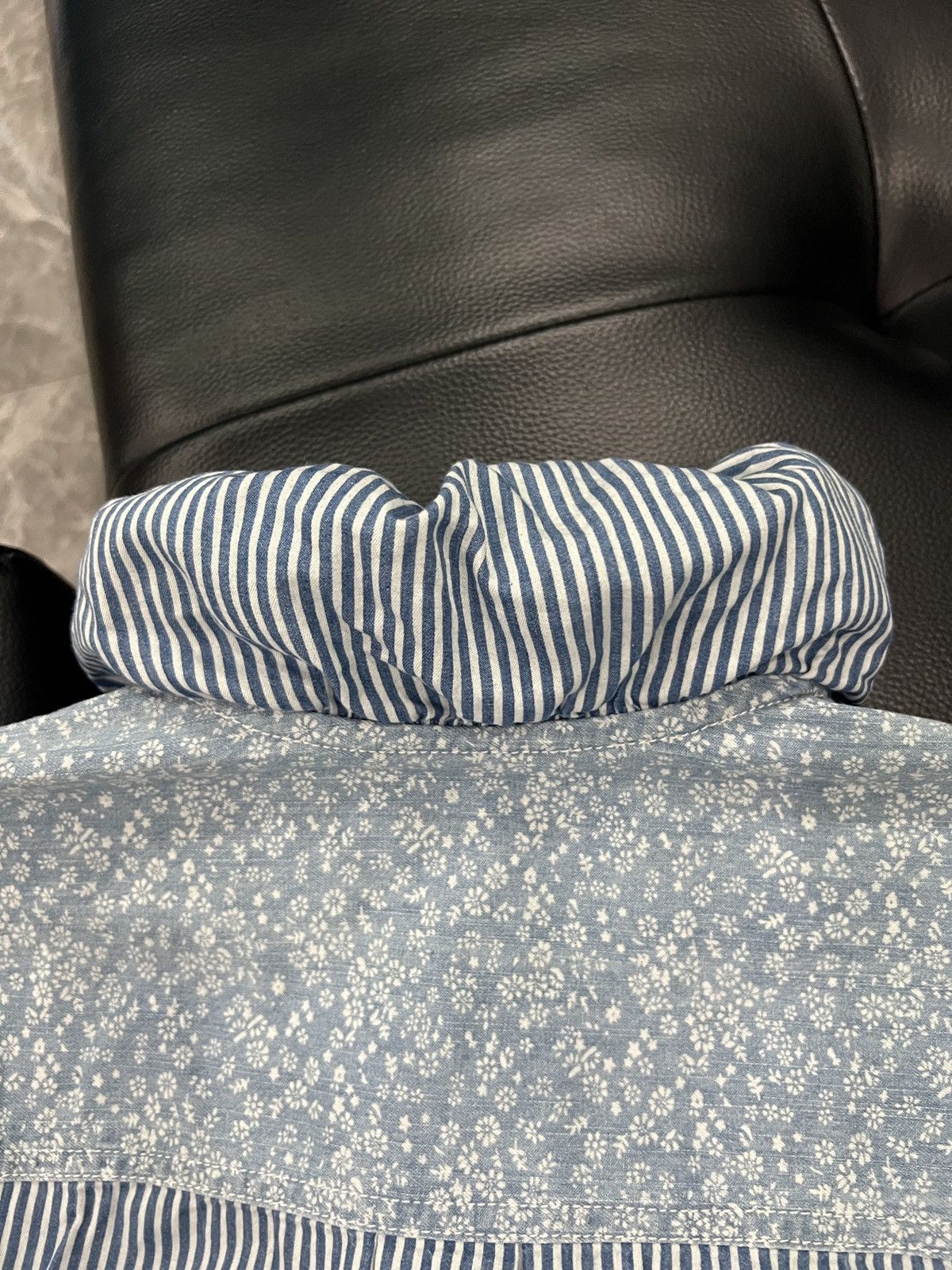 mercibeaucoup mercibeaucoup, Stripe Patchwork Button Shirt Size US S / EU 44-46 / 1 - 12 Thumbnail