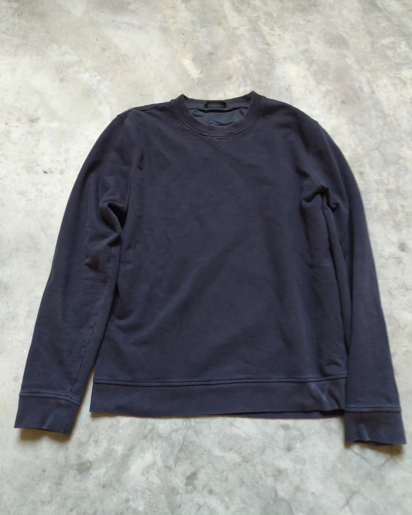 image of Prada Crewneck in Blue/Navy, Men's (Size XL)