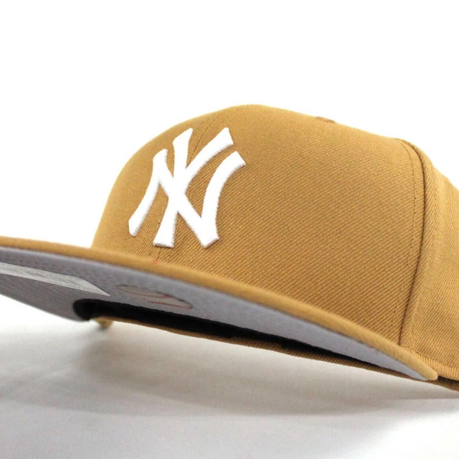 New Era New Era New York Yankees Khaki / Tan 59FIFTY 7 3/8 Size ONE SIZE - 2 Thumbnail