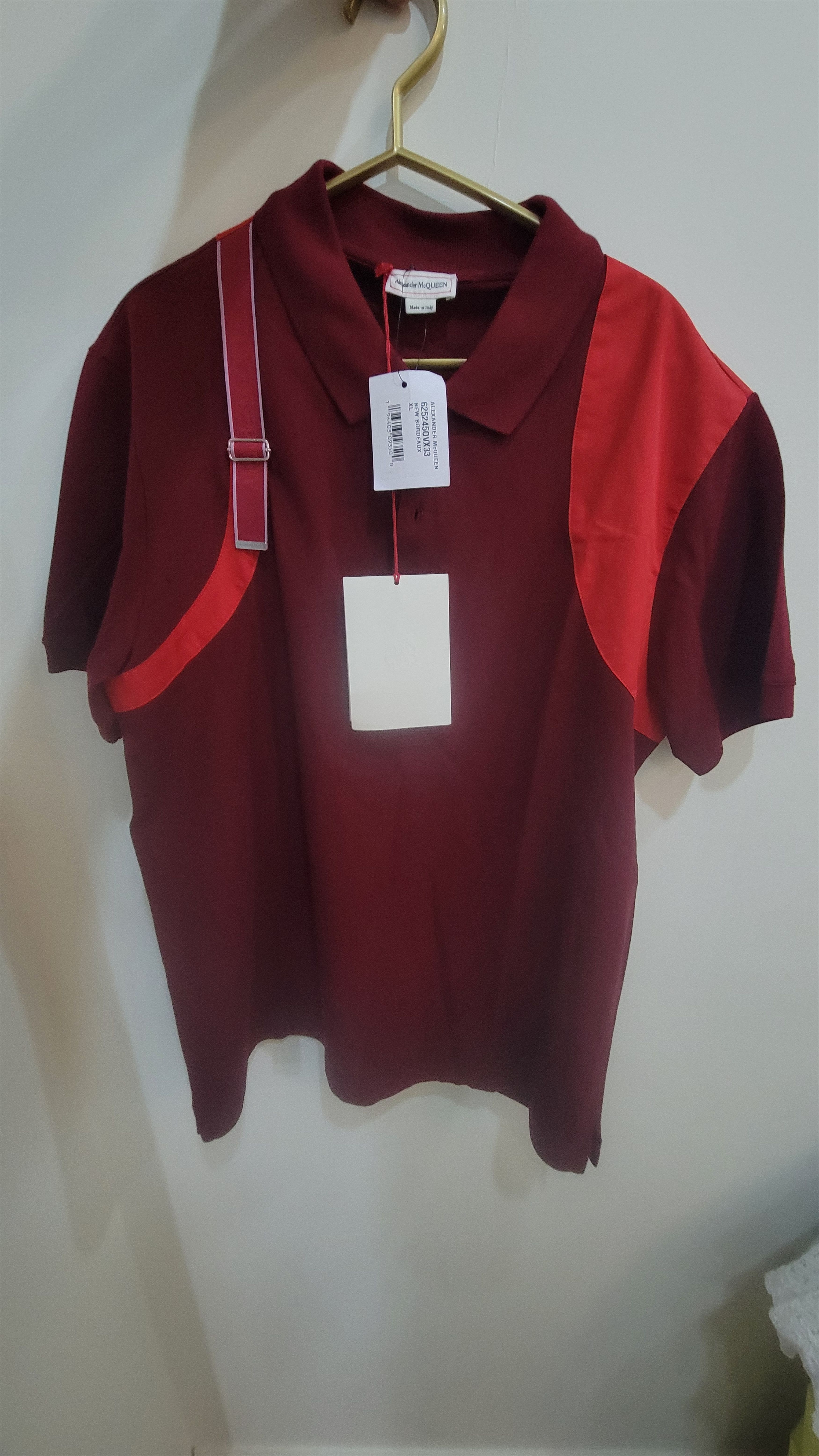 Alexander McQueen Alexander mcqueen strap brand new Bordeaux Size US XL / EU 56 / 4 - 1 Thumbnail
