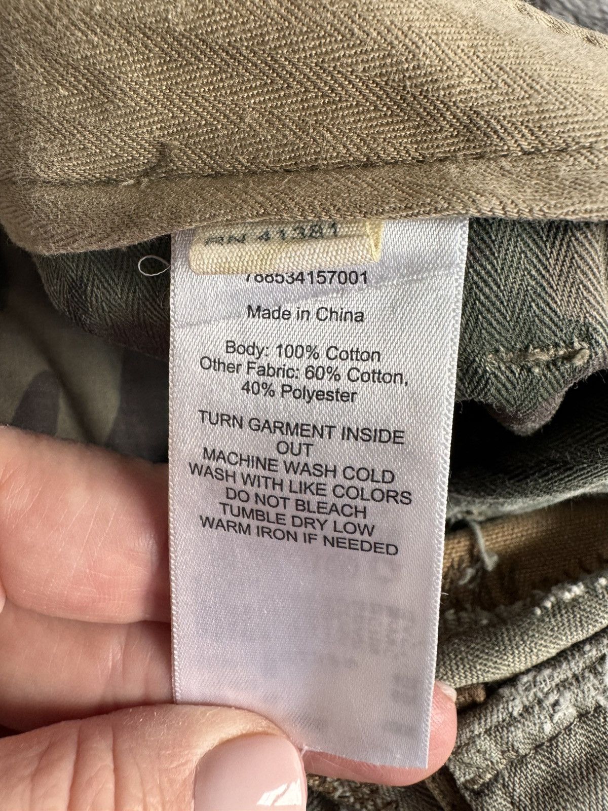 Denim & Supply Ralph Lauren Denim & Supply Ralph Lauren Distressed Patch Cargo Pants Size US 29 - 21 Thumbnail