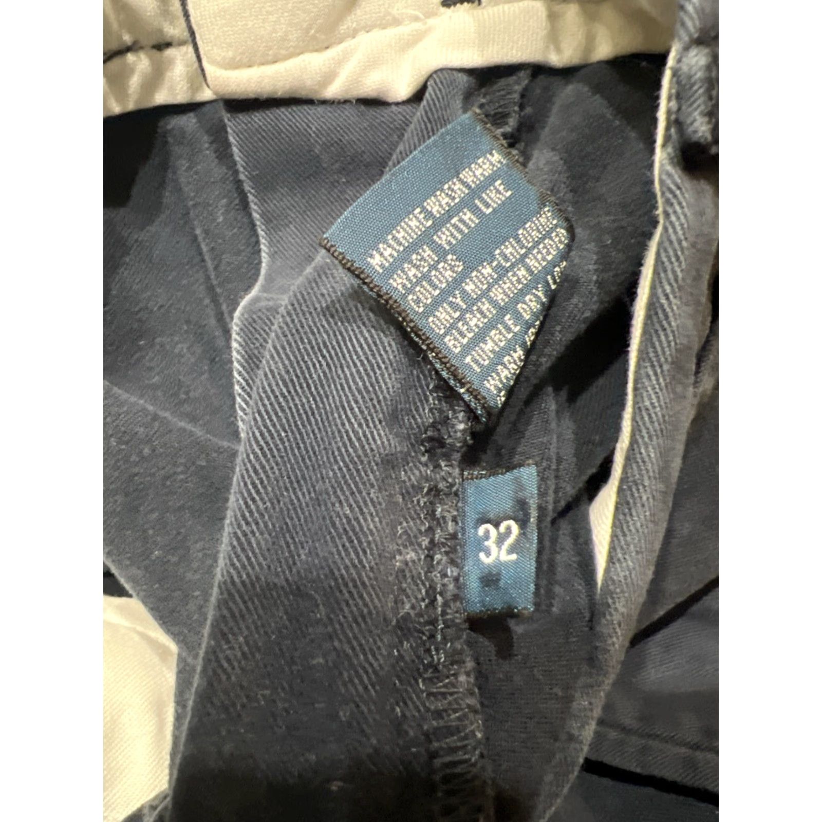 Polo Ralph Lauren VINTAGE Polo Ralph Lauren Men’s Chino Shorts 32 Blue Flat Front Casual Pants Size US XS / EU 42 / 0 - 6 Thumbnail