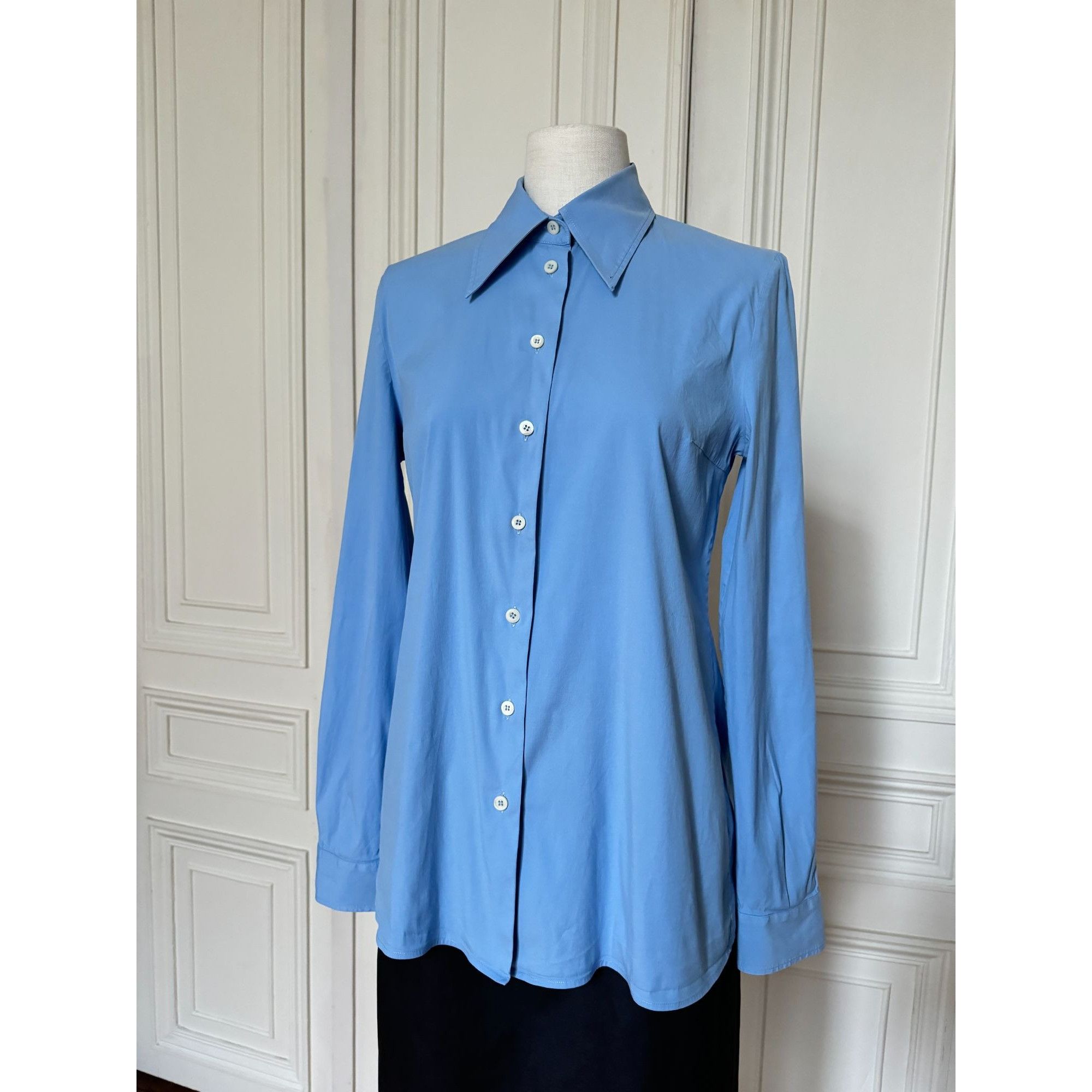 Prada 2019 Blue Shirt Size M / US 6-8 / IT 42-44 - 2 Thumbnail